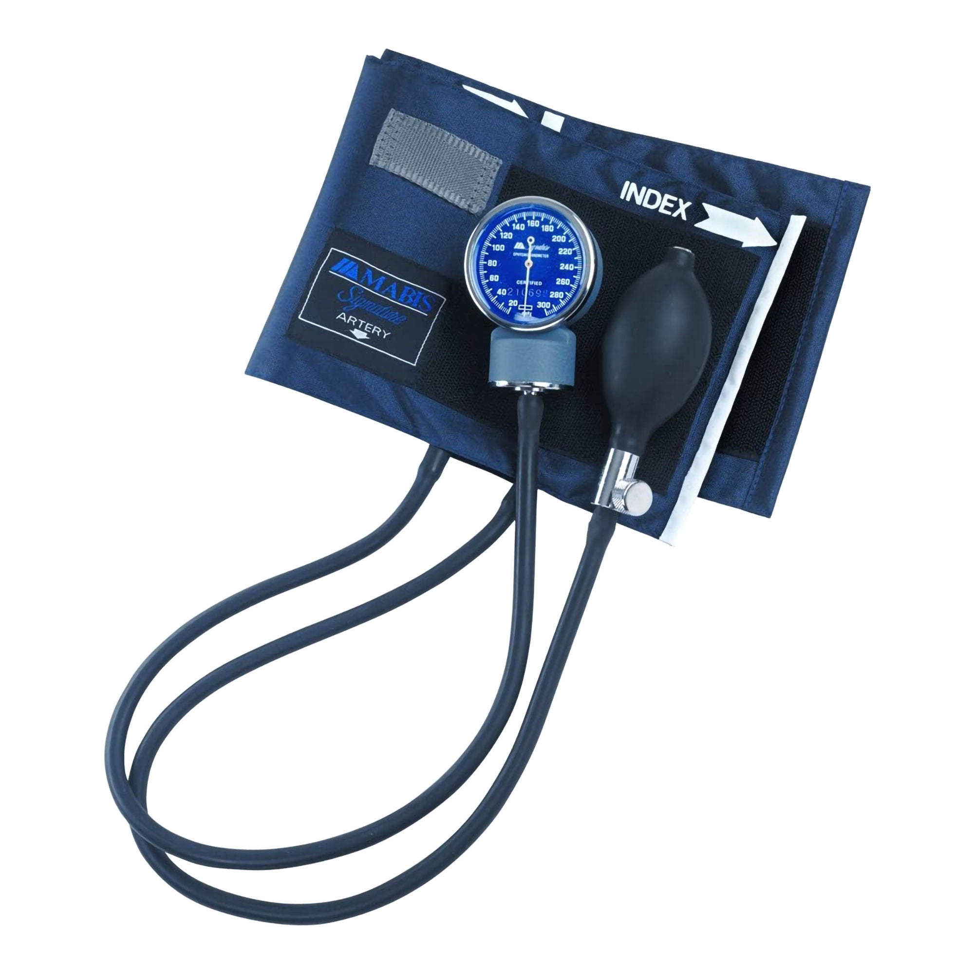 Mabis Healthcare - 01-100-016 Aneroid Sphygmomanometer Unit MABIS® Signature Large Adult Cuff Arm Nylon Cuff 33 to 50 cm Pocket Aneroid