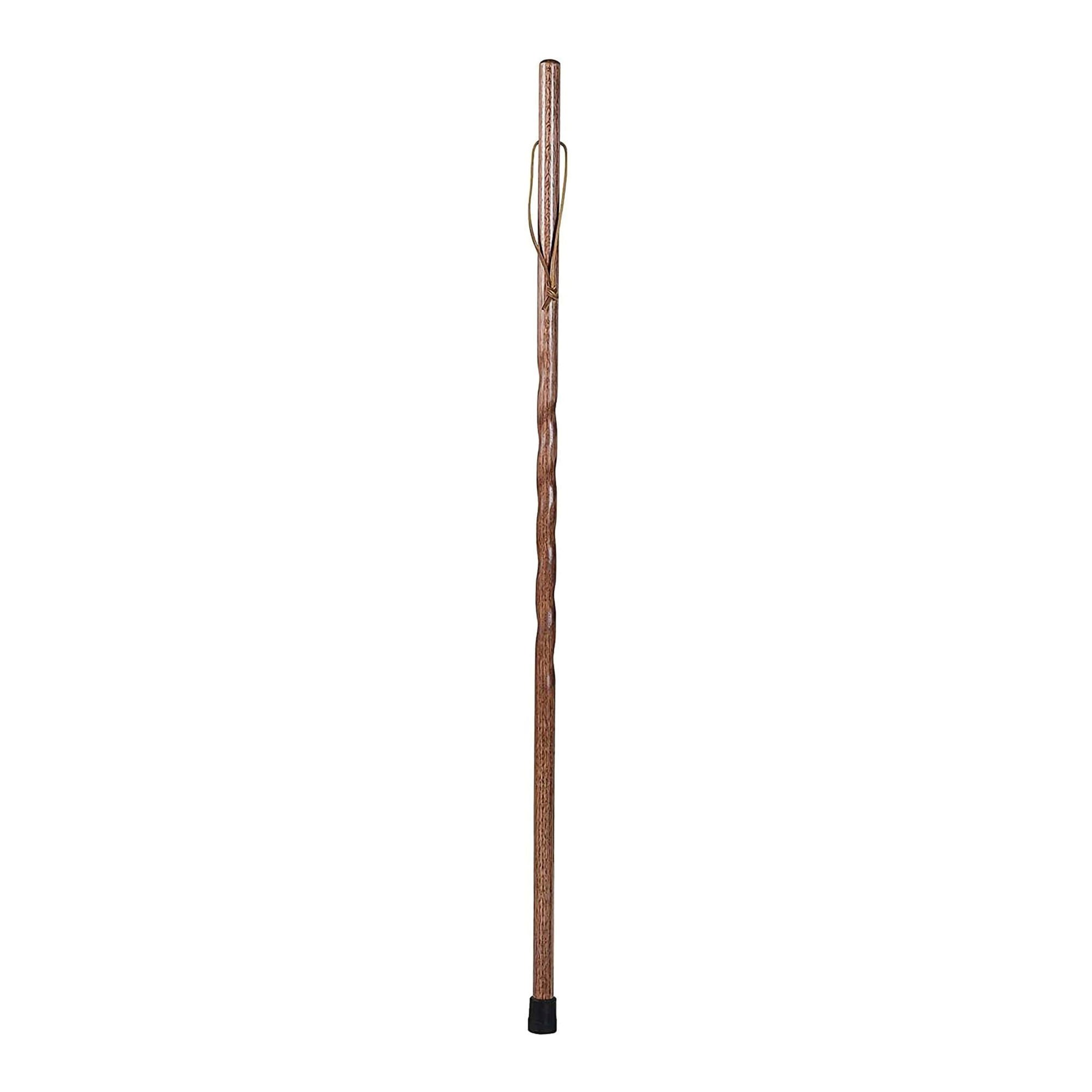 Mabis Healthcare - 602-3000-1015 Brazos™ Twisted Oak Backpacker Handcrafted Walking Stick