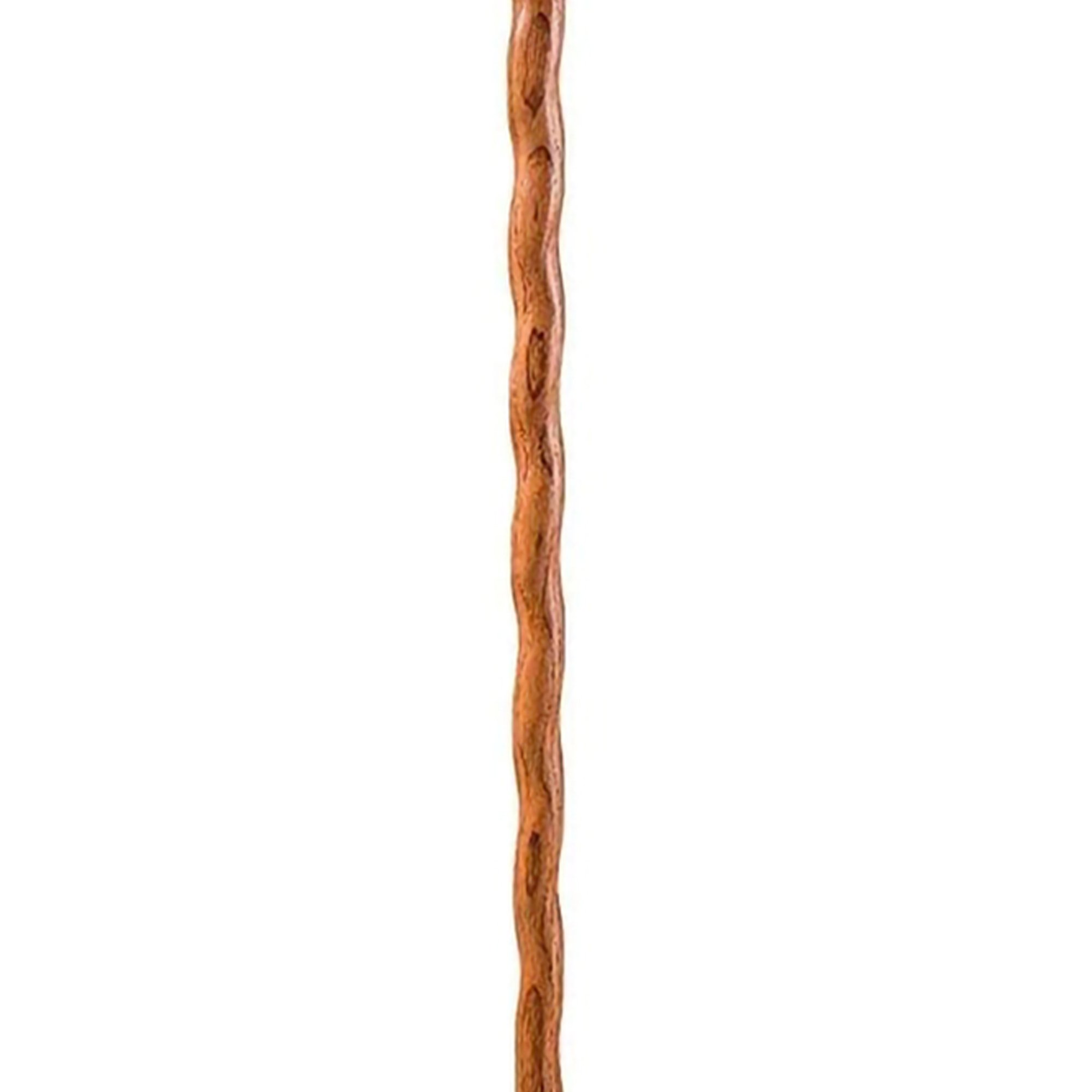 Mabis Healthcare 602-3000-1089 - Brazos™ Twisted Oak Ergonomic Fitness Handcrafted Walking Stick, 48-Inch, Tan - 1/Each