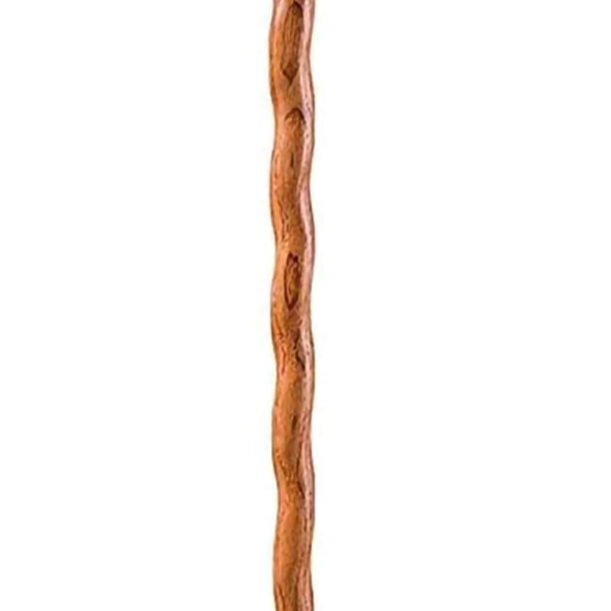 Mabis Healthcare 602-3000-1092 - Brazos™ Twisted Oak Ergonomic Fitness Handcrafted Walking Stick, 55-Inch, Tan - 1/Each