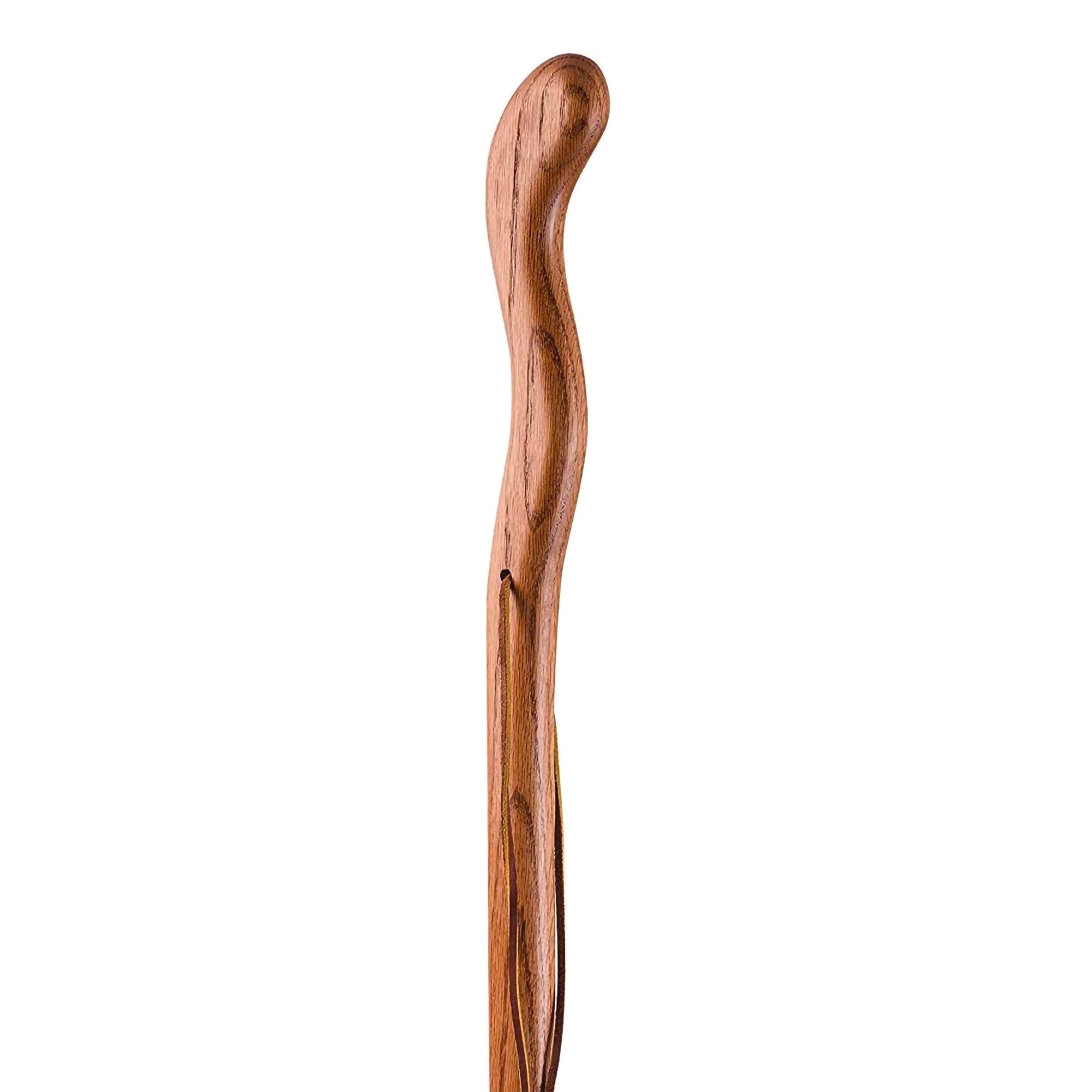Mabis Healthcare 602-3000-1094 - Brazos™ FitnessWalker Handcrafted Walking Stick, 58-Inch, Red - 1/Each