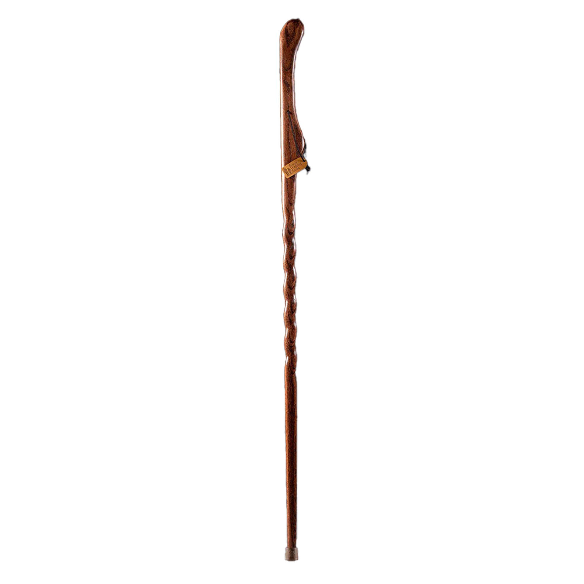 Mabis Healthcare - 602-3000-1106 Brazos™ Twisted Oak Hitchhiker Handcrafted Walking Stick