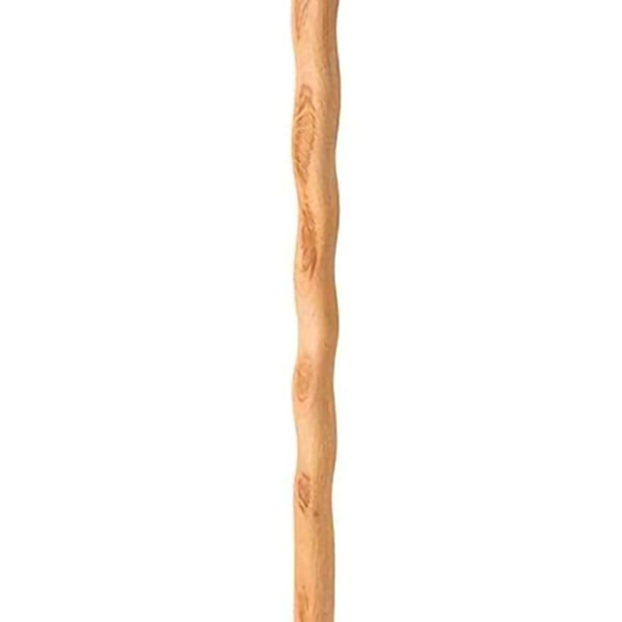 Mabis Healthcare 602-3000-1143 - Brazos™ Twisted Hickory Texas Safari Hitchhiker Handmade Walking Stick, 58-Inch - 1/Each