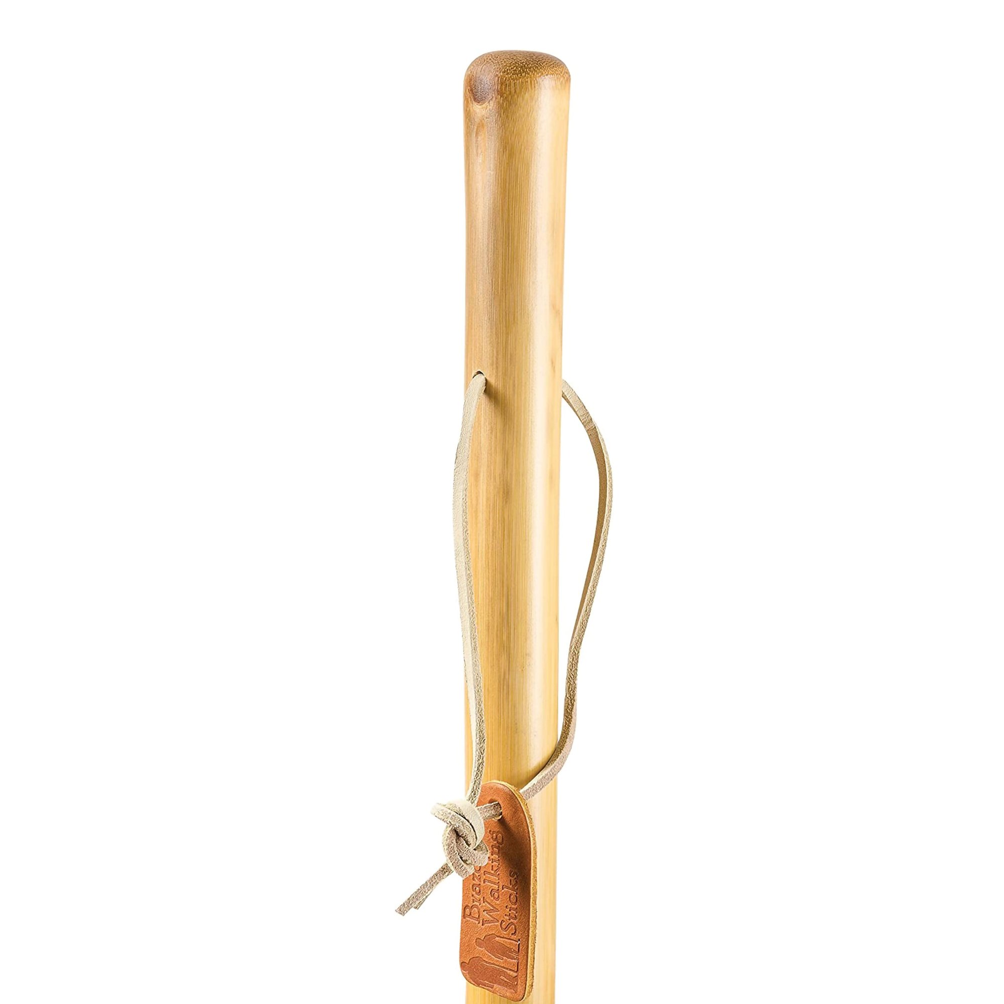 Mabis Healthcare 602-3000-1148 - Brazos™ Iron Bamboo Rustic Walking Stick, 48 Inch Height - 1/Each