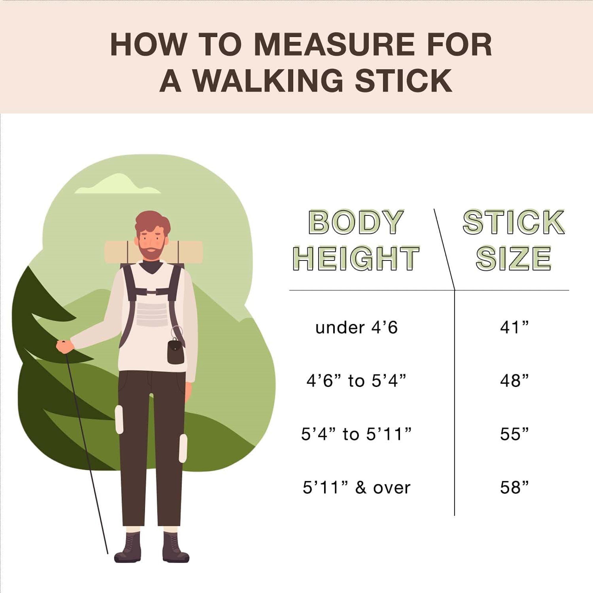 Mabis Healthcare 602-3000-1149 - Brazos™ Iron Bamboo Rustic Walking Stick, 48 Inch Height, Red - 1/Each