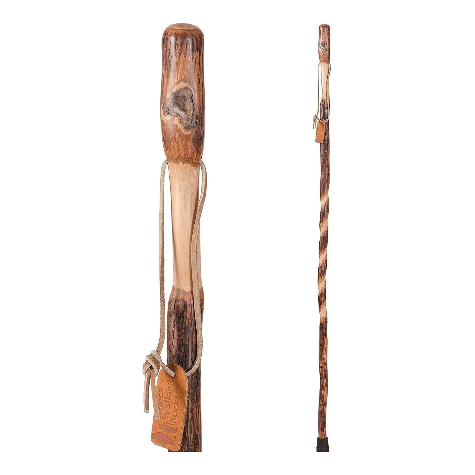 Mabis Healthcare - 602-3000-1149 Brazos™ Iron Bamboo Rustic Walking Stick