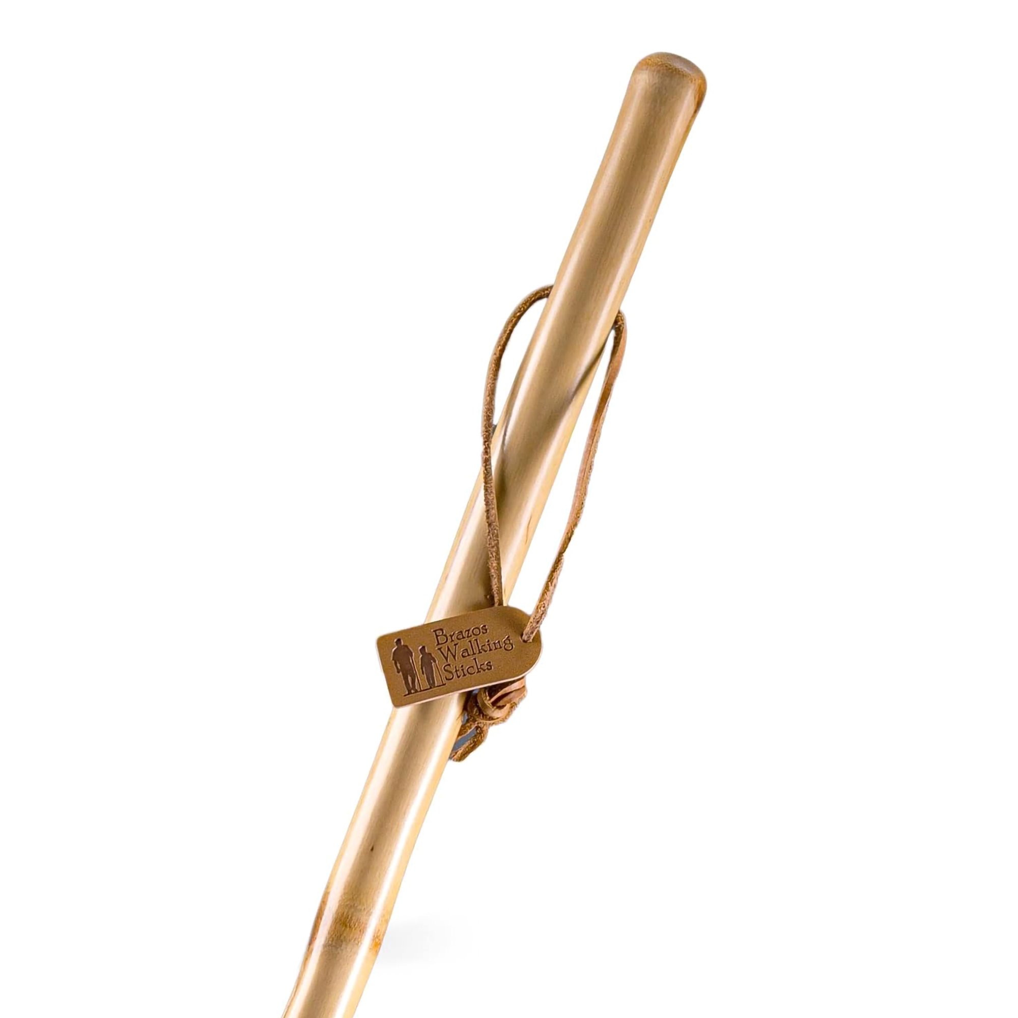 Mabis Healthcare 602-3000-1151 - Brazos™ Iron Bamboo Rustic Walking Stick, 55 Inch Height - 1/Each