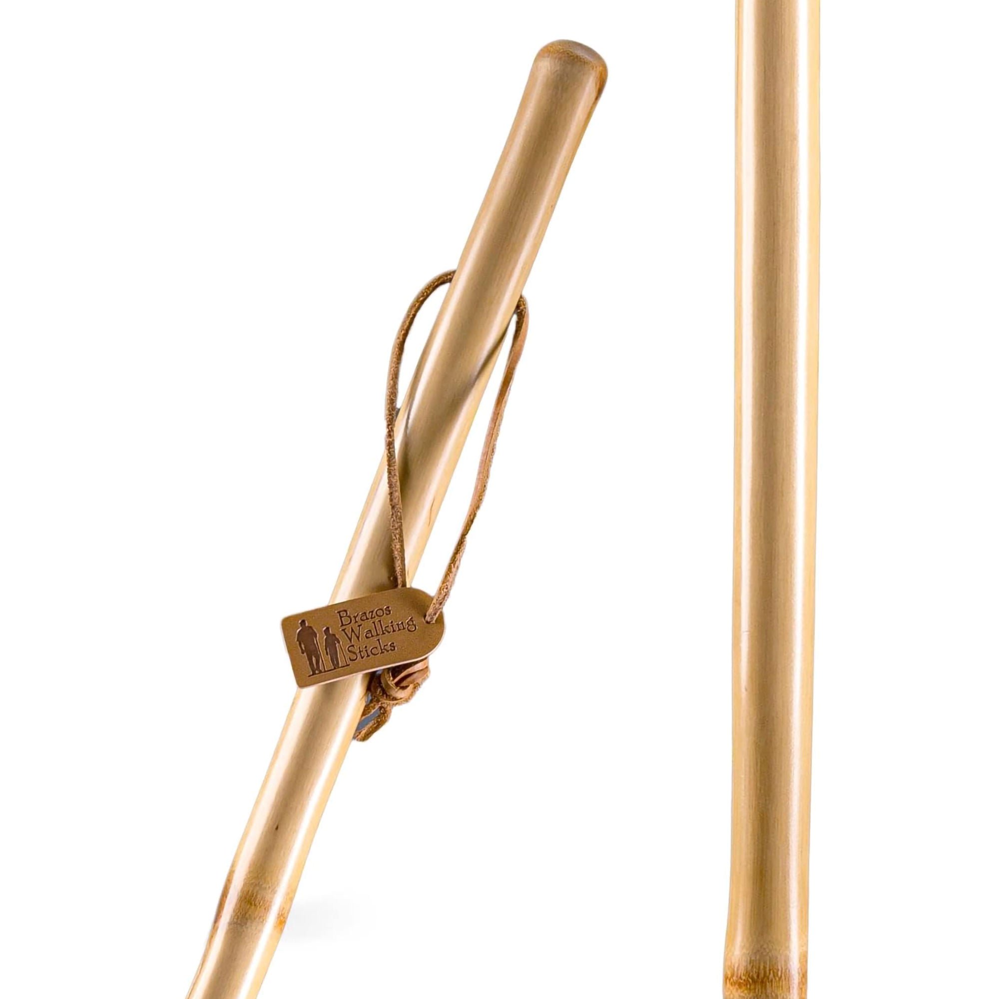 Mabis Healthcare - 602-3000-1151 Brazos™ Iron Bamboo Rustic Walking Stick