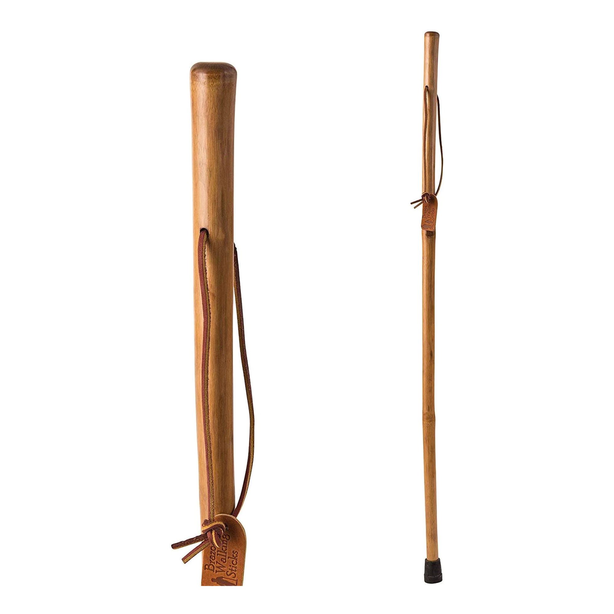 Mabis Healthcare - 602-3000-1152 Brazos™ Iron Bamboo Rustic Walking Stick