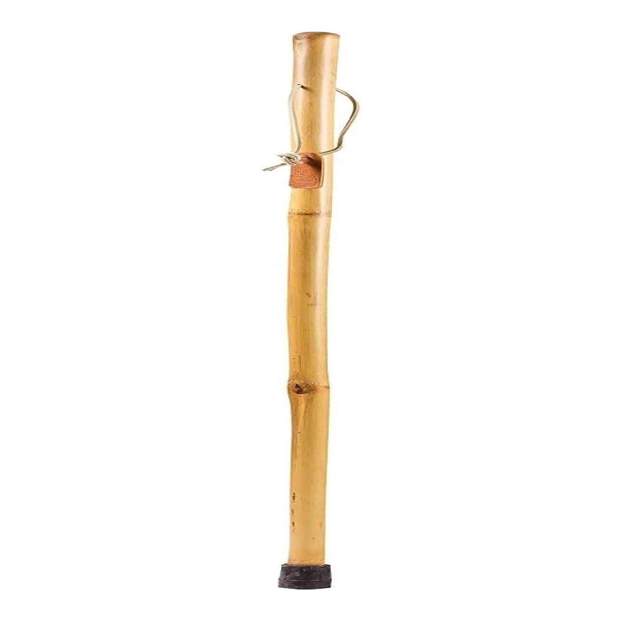 Mabis Healthcare 602-3000-1154 - Brazos™ Iron Bamboo Rustic Walking Stick, 58 Inch Height - 1/Each