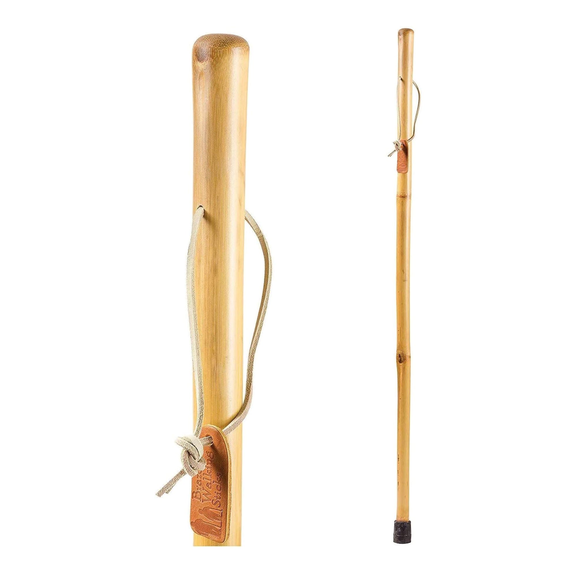 Mabis Healthcare - 602-3000-1154 Brazos™ Iron Bamboo Rustic Walking Stick