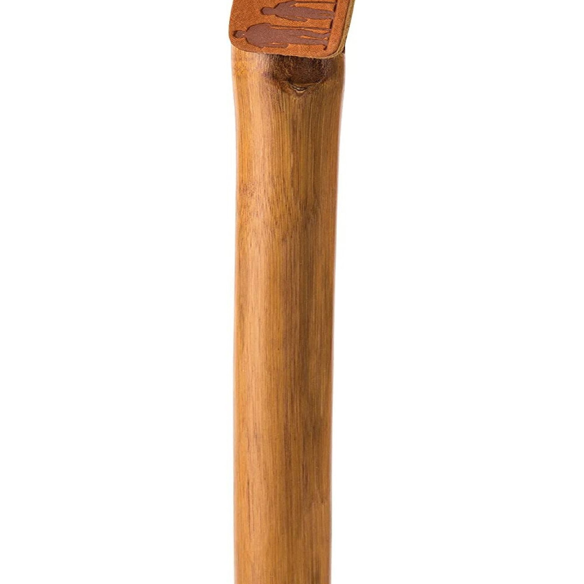 Mabis Healthcare 602-3000-1155 - Brazos™ Iron Bamboo Rustic Walking Stick, 58 Inch Height, Red - 1/Each