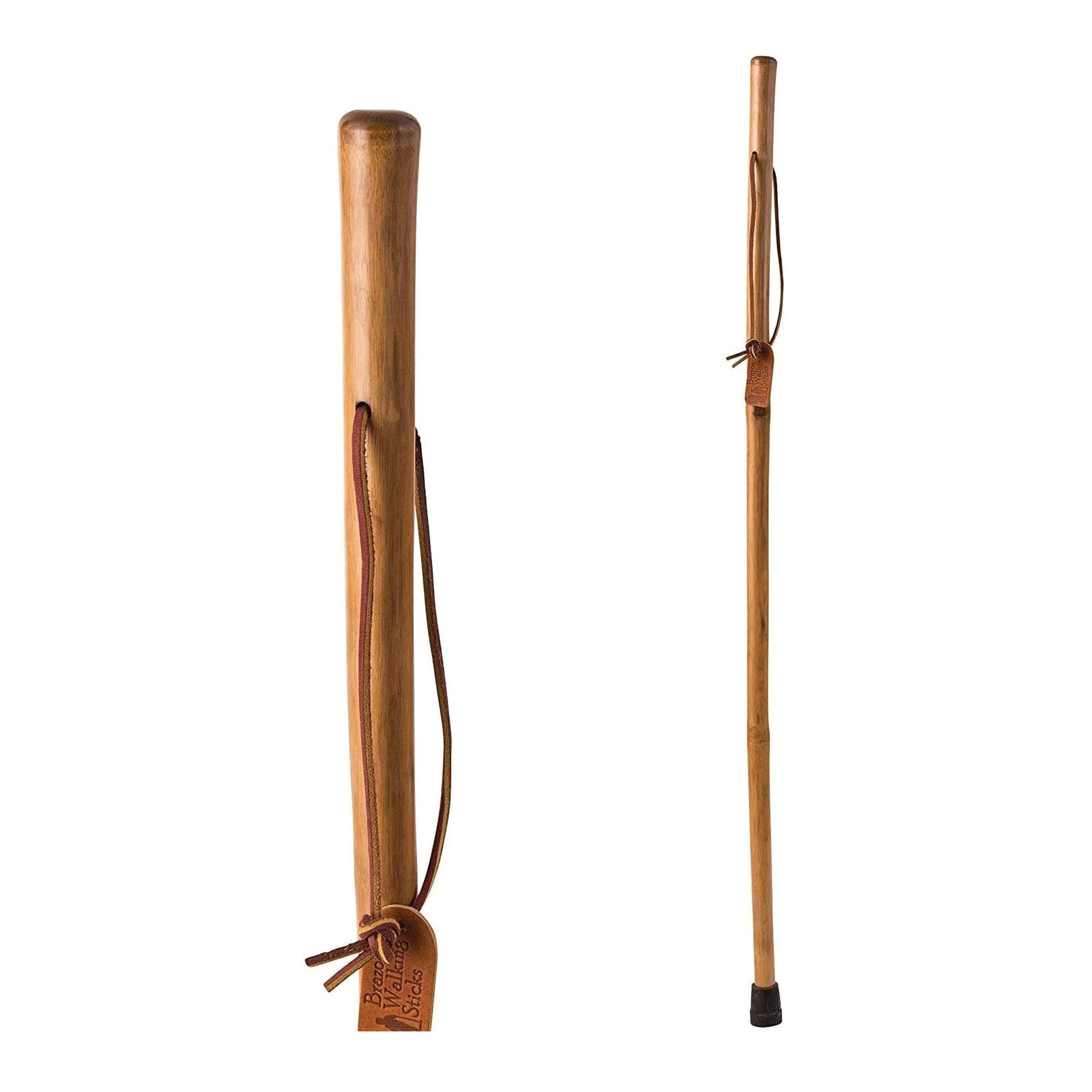 Mabis Healthcare - 602-3000-1155 Brazos™ Iron Bamboo Rustic Walking Stick