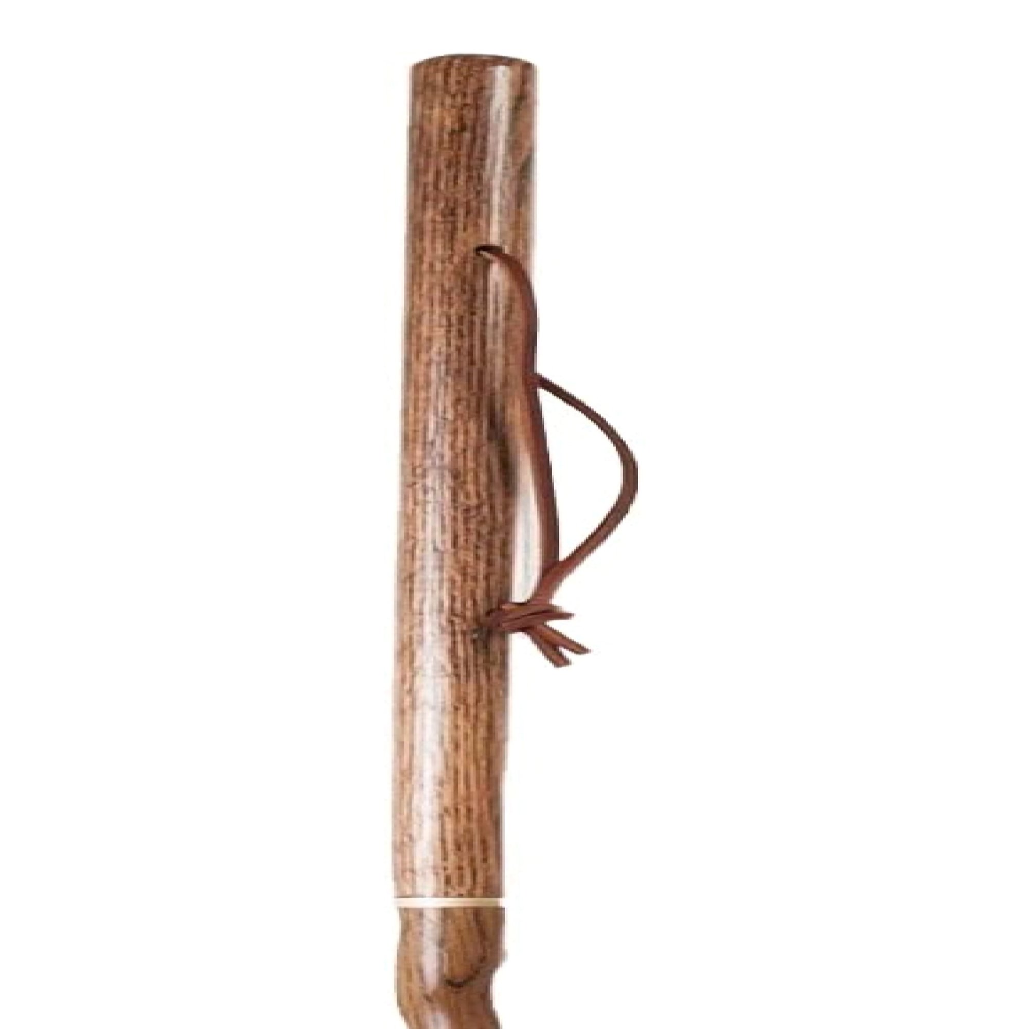 Mabis Healthcare 602-3000-1324 - Brazos™ Twisted Oak Traveler's Handcrafted Walking Stick, 55-Inch, Brown - 1/Each