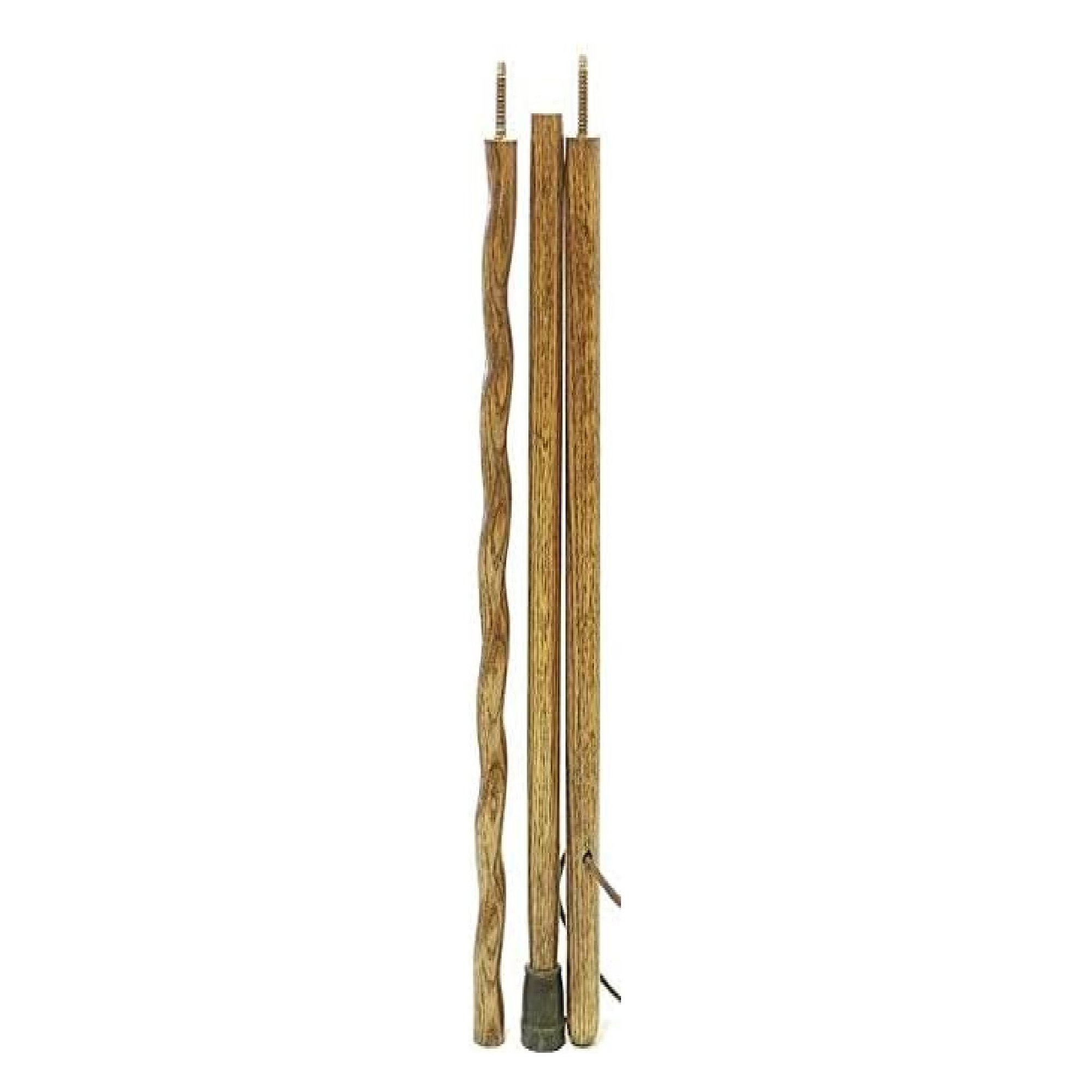 Mabis Healthcare 602-3000-1325 - Brazos™ Twisted Oak Traveler's Handcrafted Walking Stick, 55-Inch, Red - 1/Each