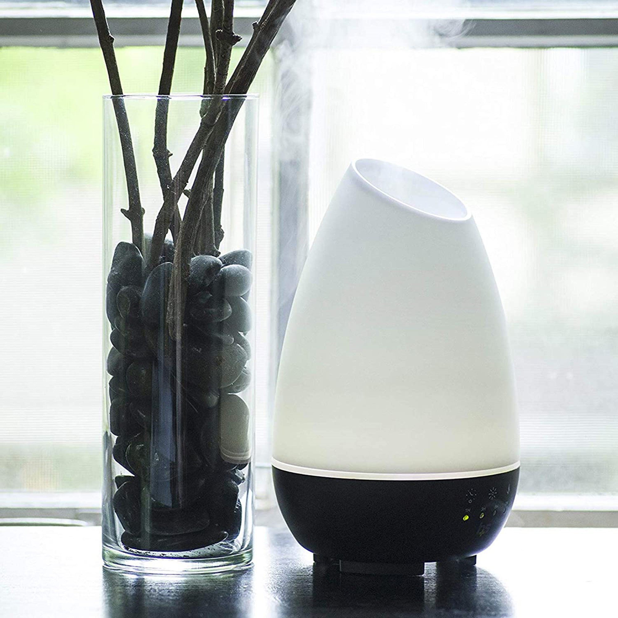 Mabis Healthcare 40-500-190 - HealthSmart Ultrasonic Essential Oil Humidifier Diffuser - 1/Each