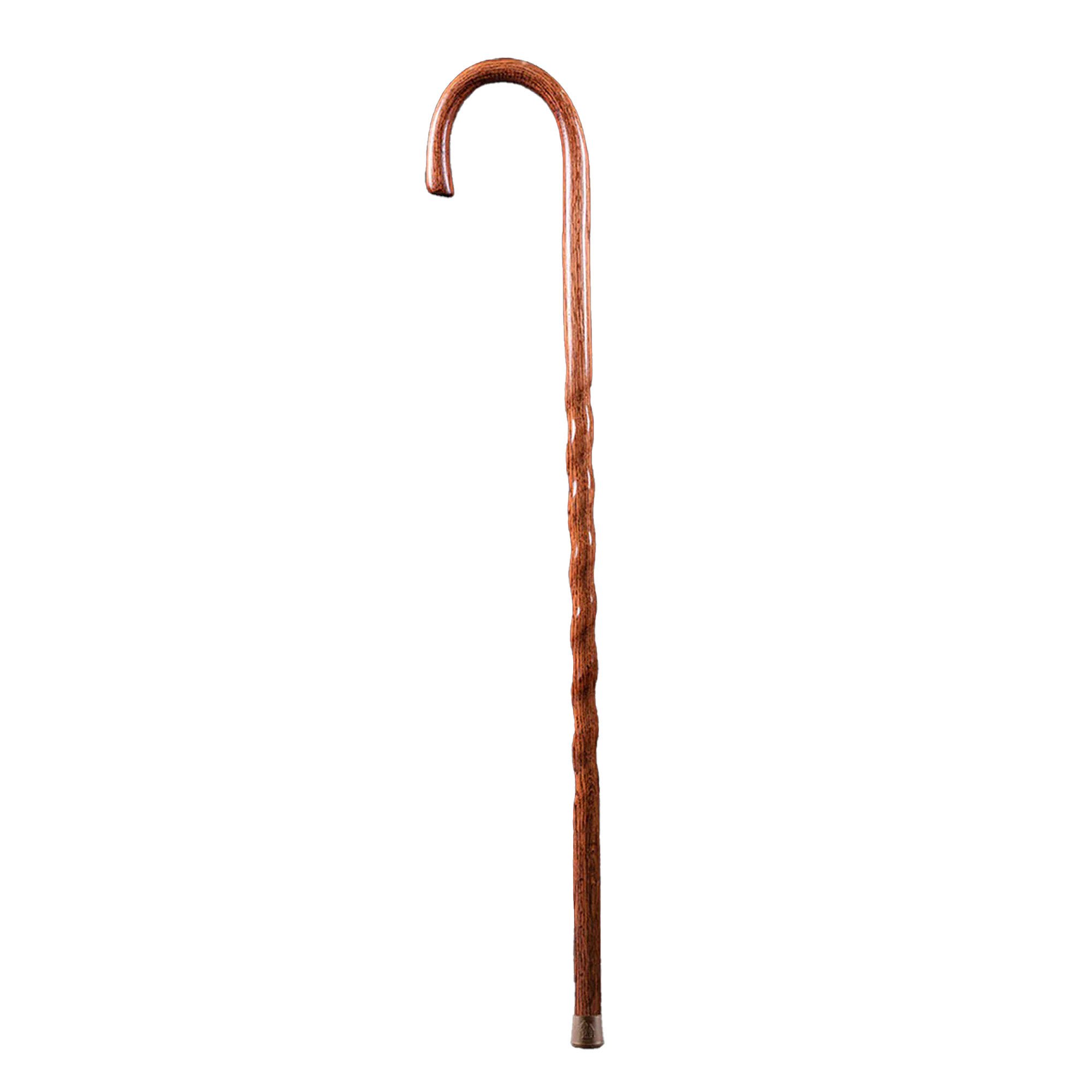 Mabis Healthcare - 502-3000-0247 Brazos™ Twisted Oak Crookneck Cane