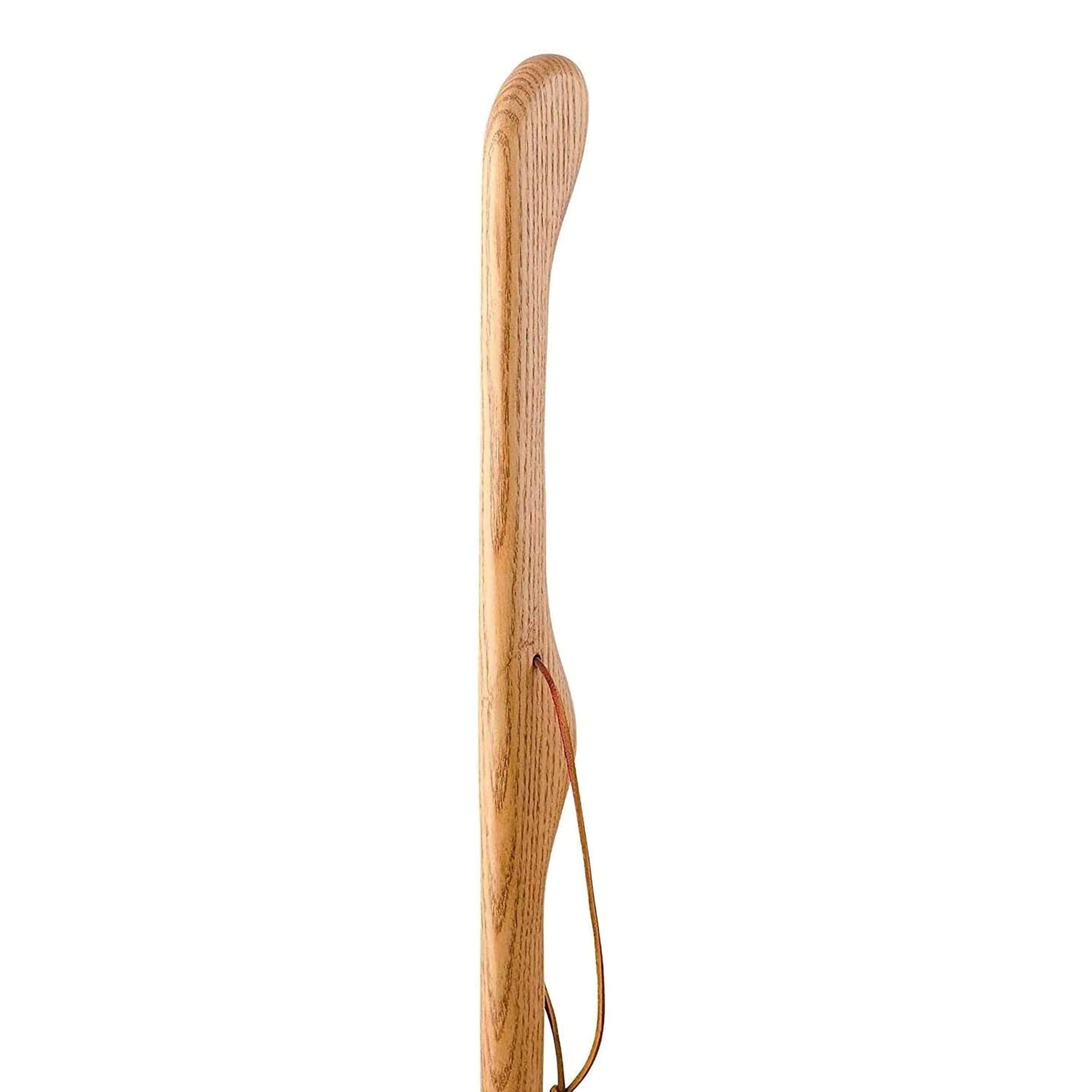 Mabis Healthcare 602-3000-1110 - Brazos™ Twisted Oak Hitchhiker Handcrafted Walking Stick, 55-Inch, Tan - 1/Each