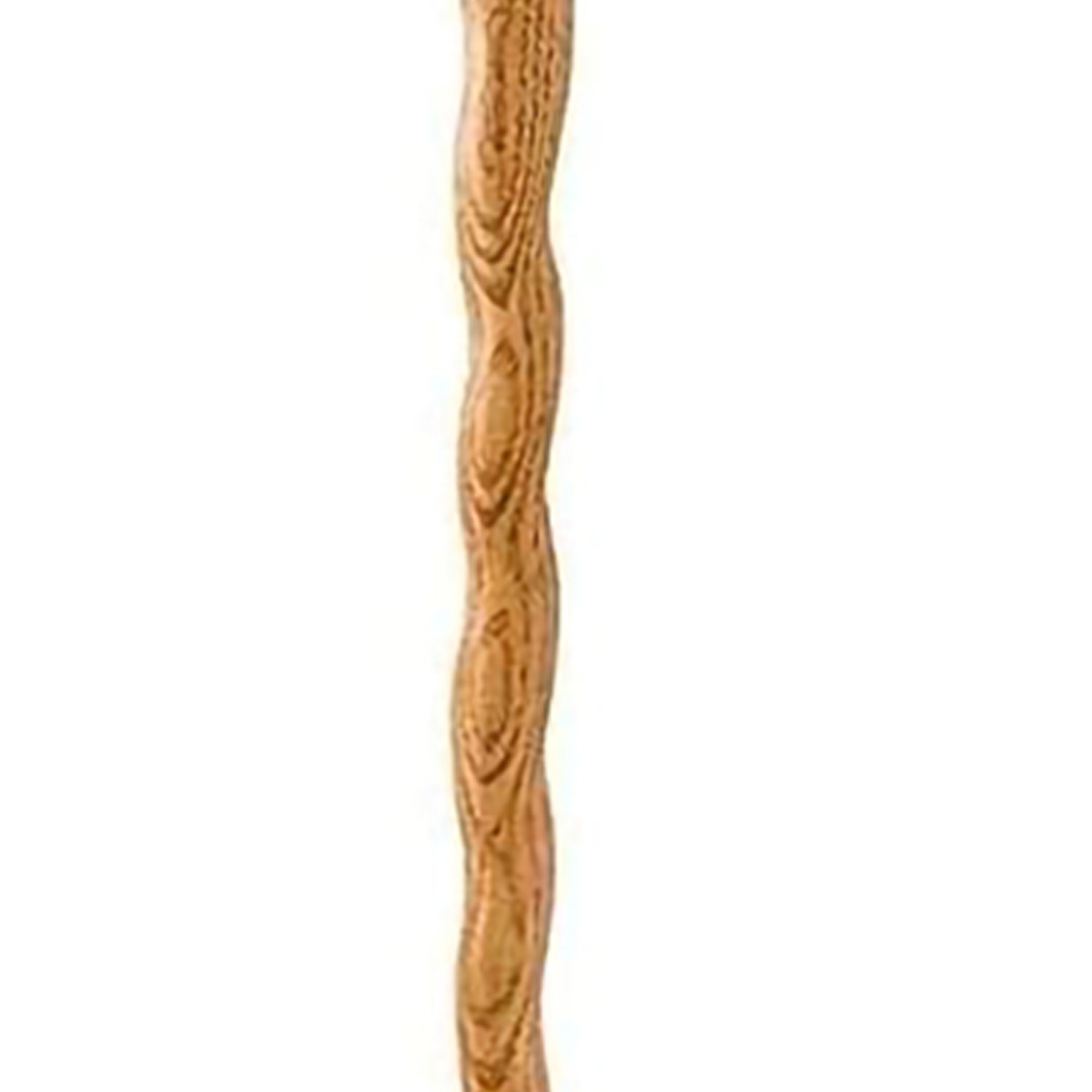 Mabis Healthcare 602-3000-1110 - Brazos™ Twisted Oak Hitchhiker Handcrafted Walking Stick, 55-Inch, Tan - 1/Each