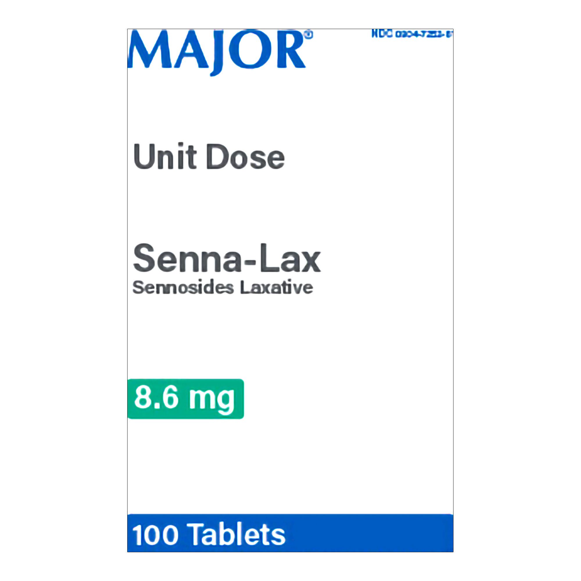 Major Pharmaceuticals - 00904725261 Major® Senna-Lax Sennosides Laxative