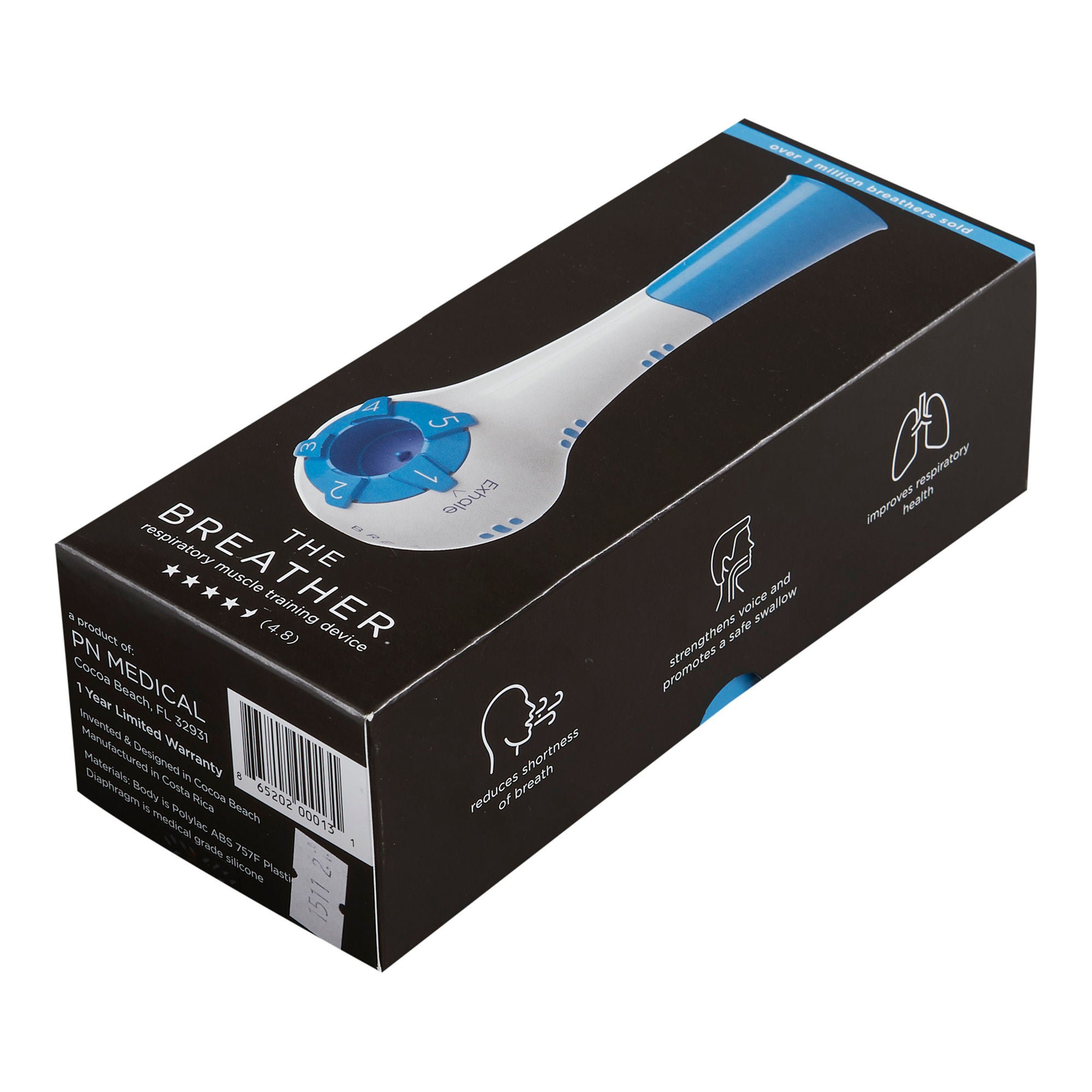 PN Medical - B-BLUE The Breather® Respiratory Exerciser