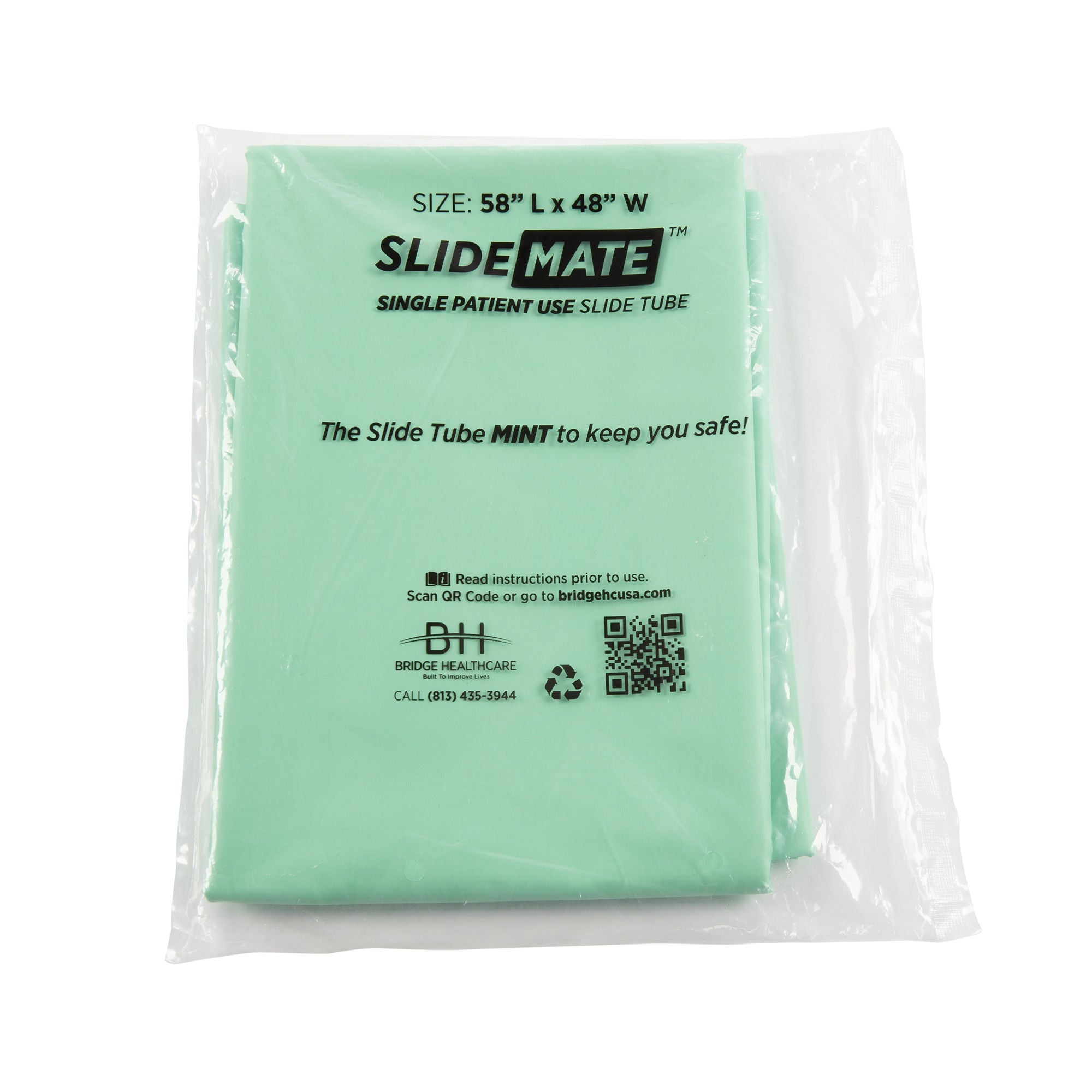 Health O Meter - SM-48SPU Bariatric Slide Tube Green 48 X 58 Inch