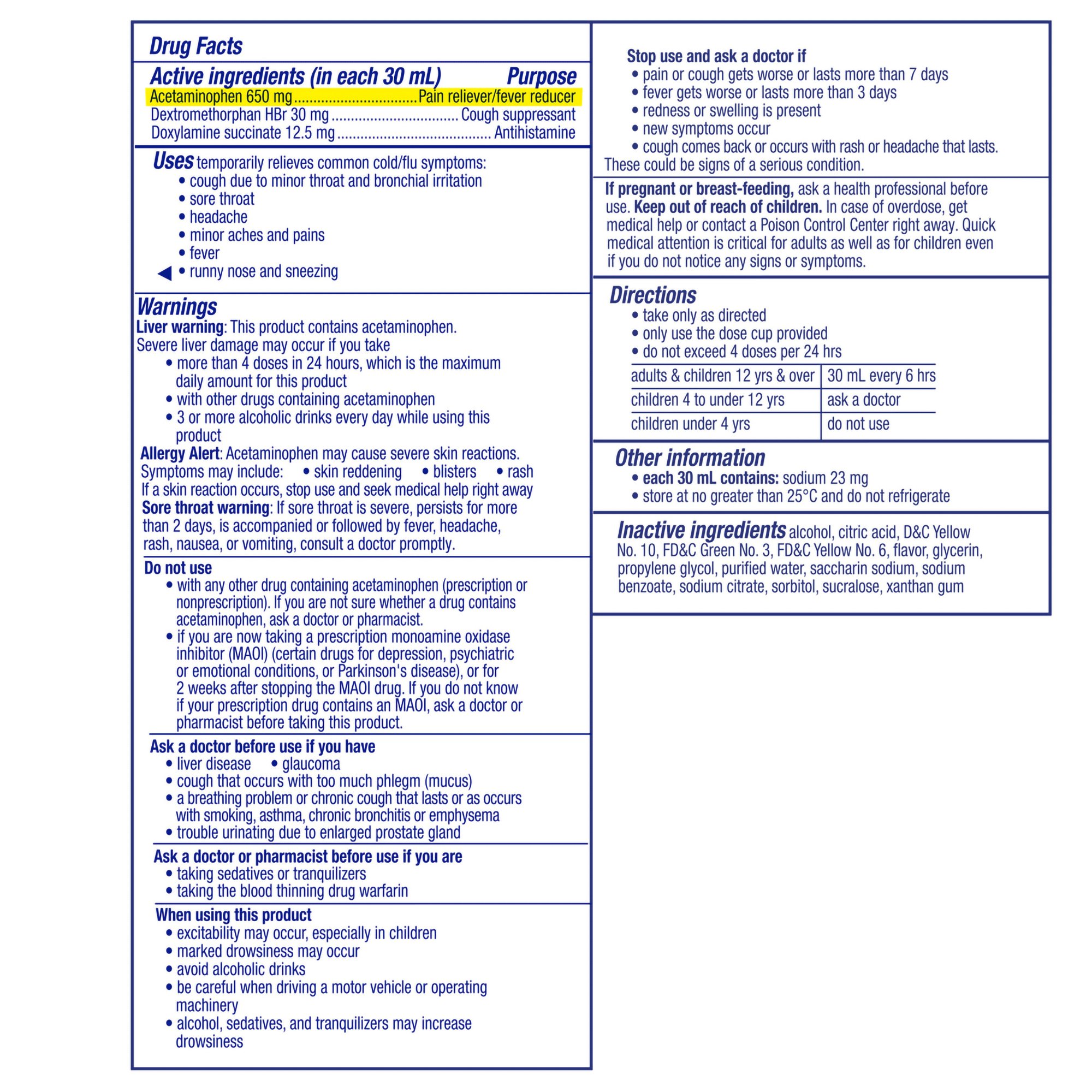 Procter & Gamble 37000080712 - Vicks NyQuil Cold & Flu Liquid - 1/Each