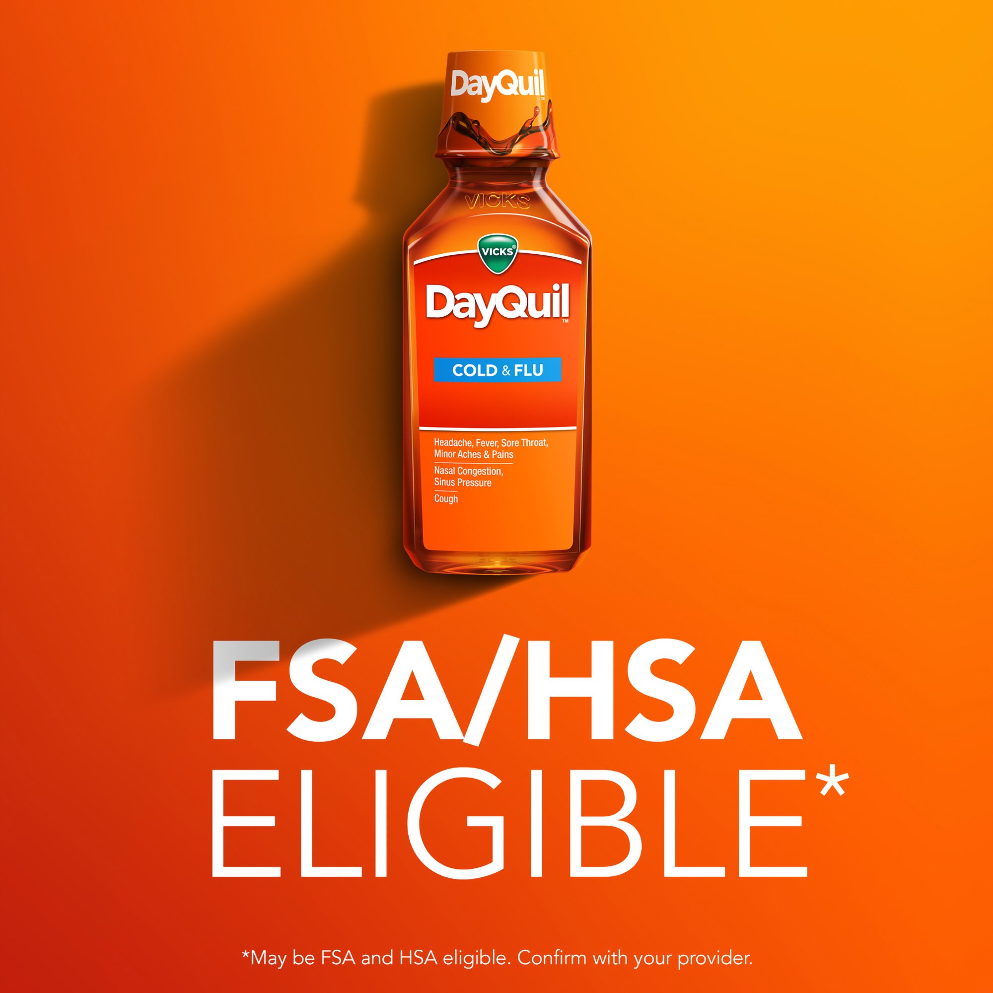 Procter & Gamble 37000055512 - DayQuil Cold & Flu Liquid - 1/Each