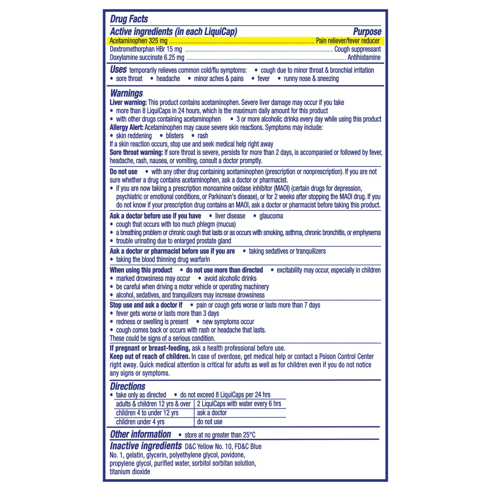 Procter & Gamble 37000055716 - Vicks NyQuil Cold & Flu LiquiCaps - 1/Carton