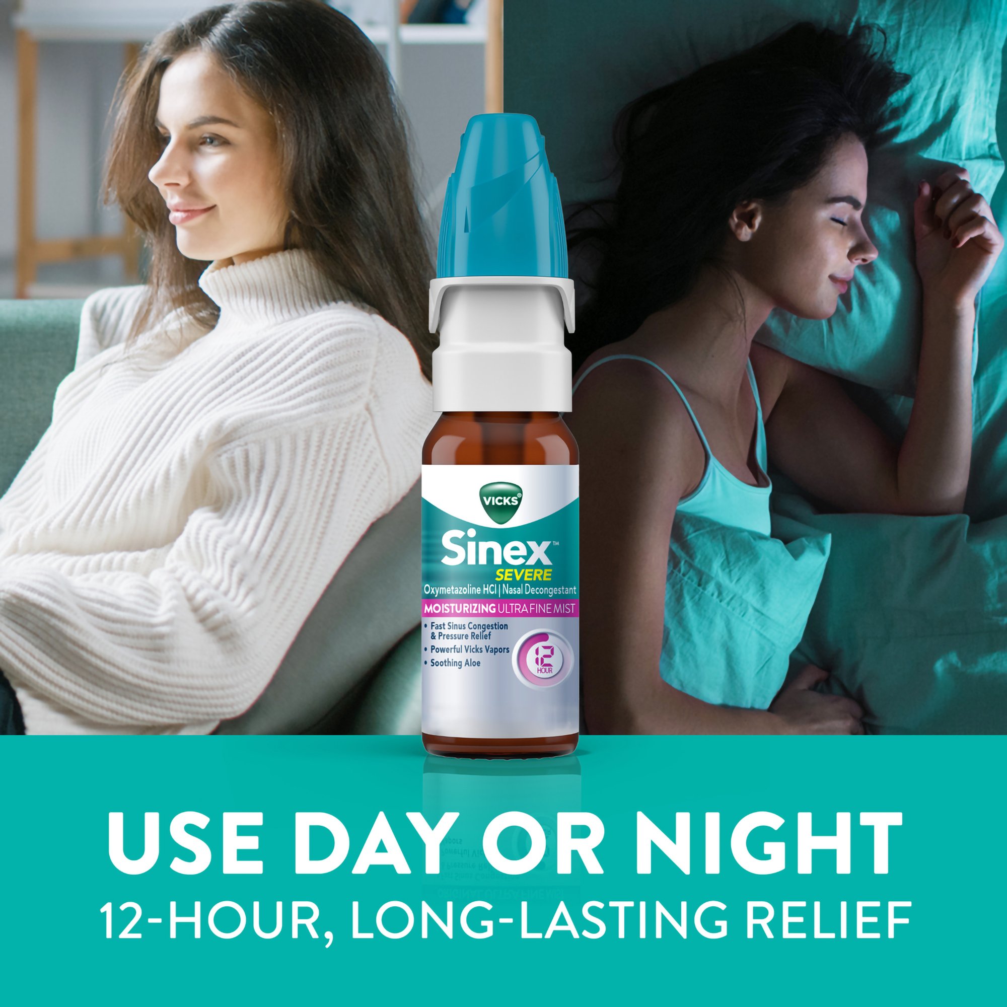 Procter & Gamble 32390002326 - Vicks Sinex™ Severe Nasal Decongestant Moisturizing Spray - 1/Each