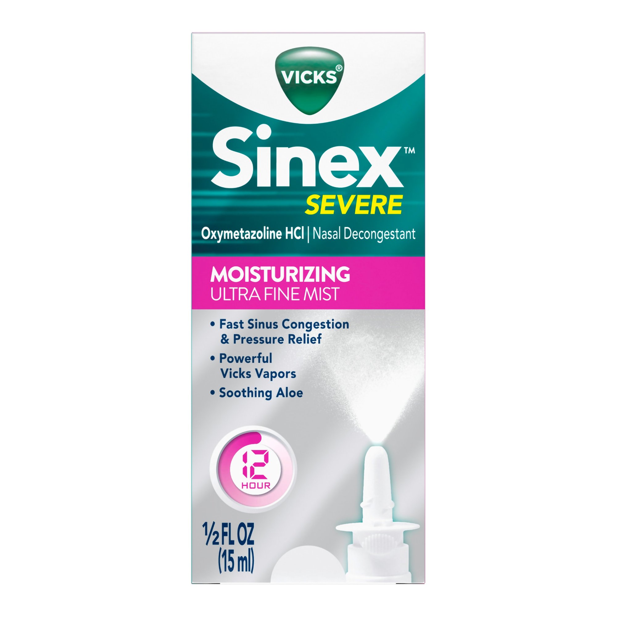 Procter & Gamble 32390002326 - Vicks Sinex™ Severe Nasal Decongestant Moisturizing Spray - 1/Each