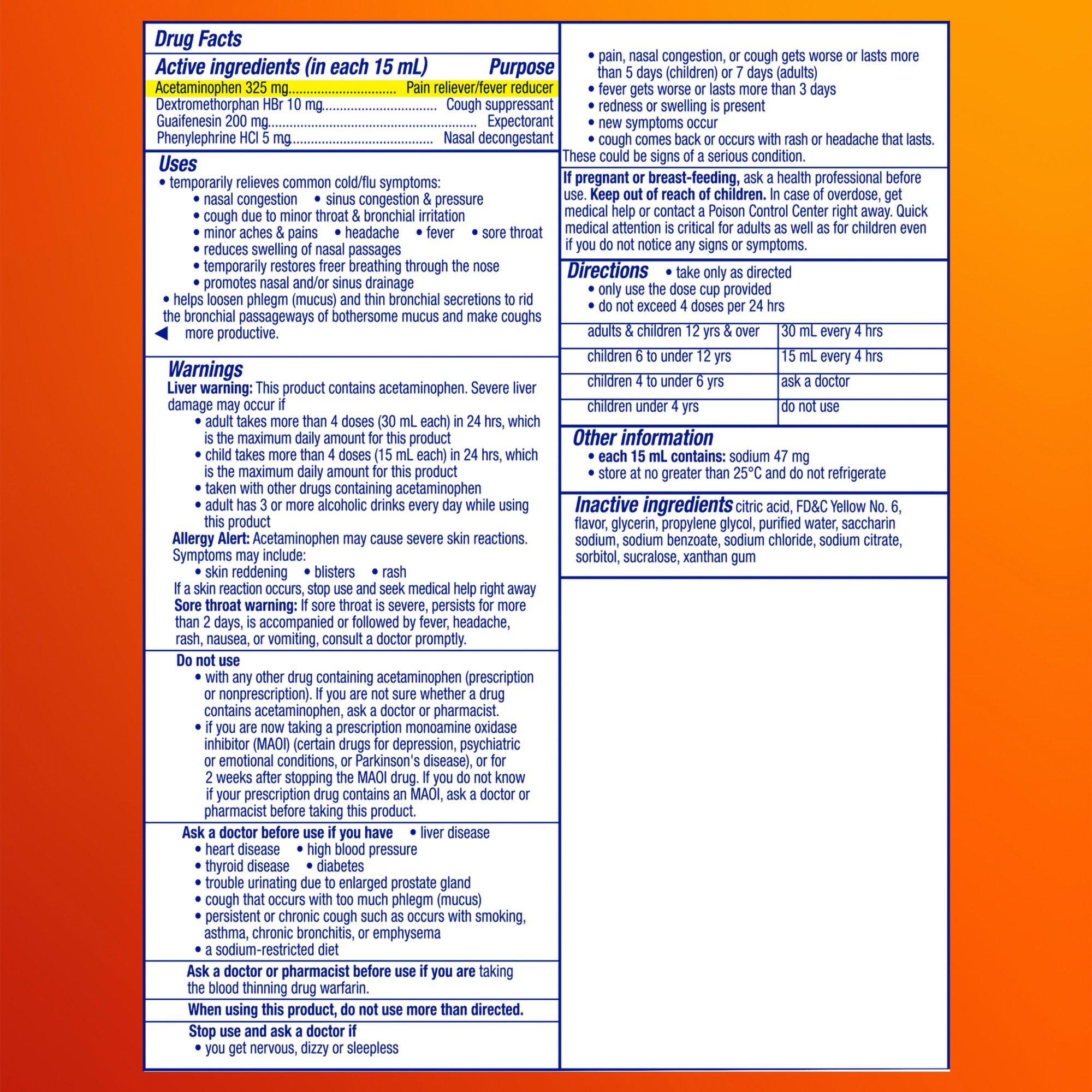 Procter & Gamble 37000081008 - DayQuil Severe Cold & Flu Liquid - 1/Each