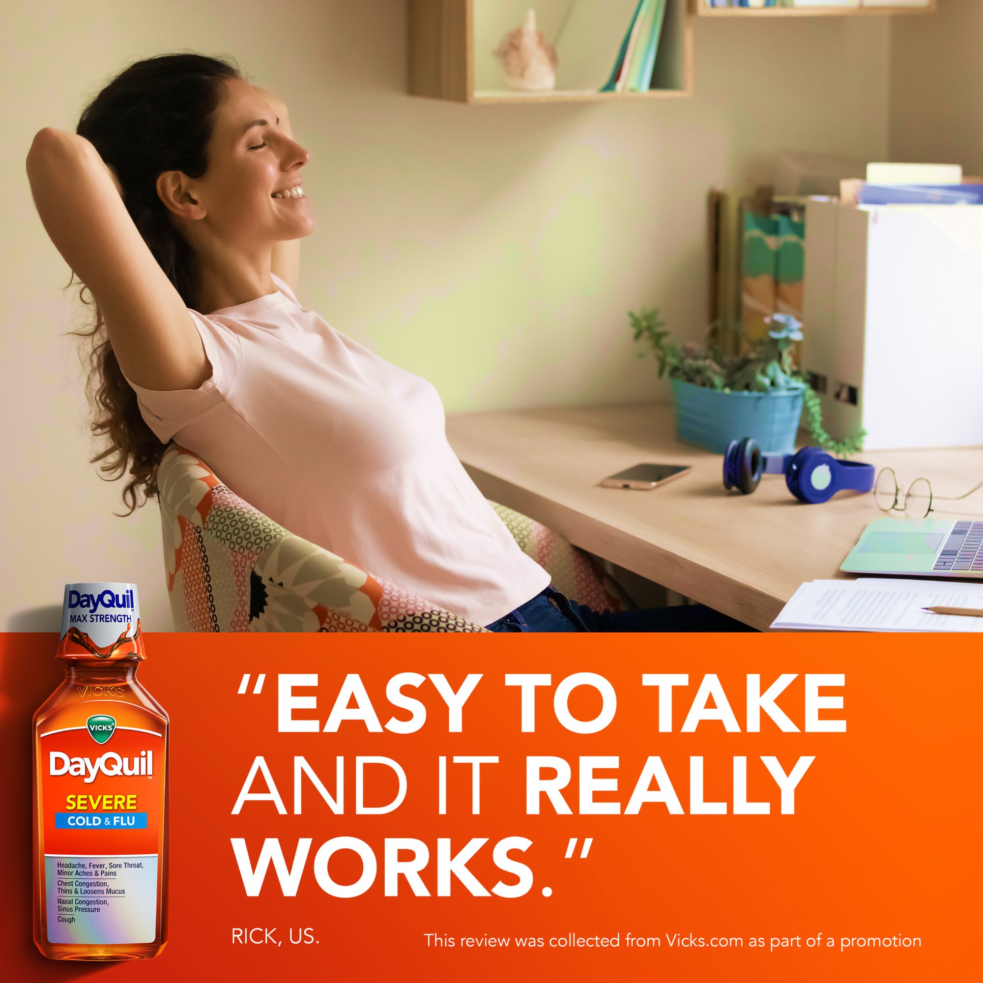 Procter & Gamble 37000081008 - DayQuil Severe Cold & Flu Liquid - 1/Each