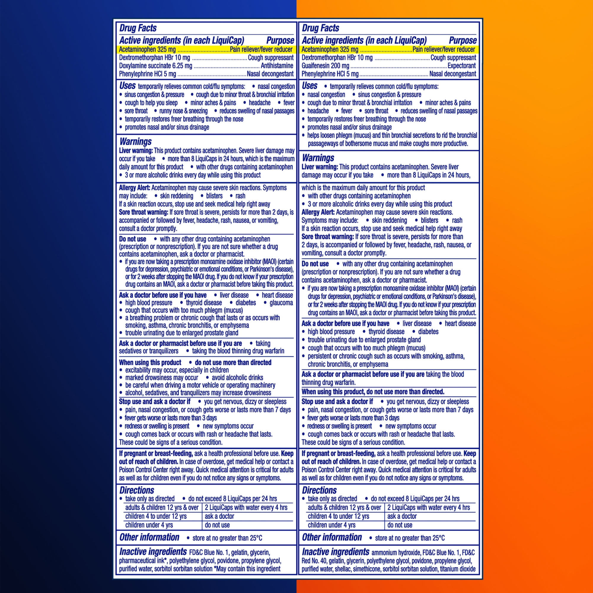 Procter & Gamble 37000051724 - Vicks DayQuil Severe Cold & Flu LiquiCaps - 1/Carton