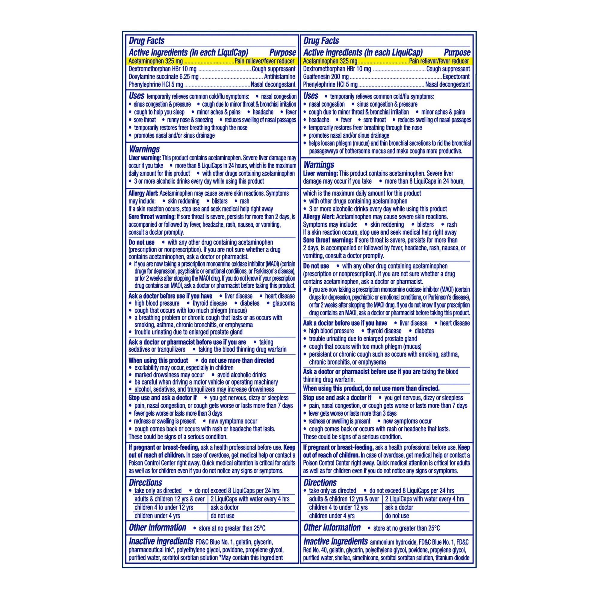 Procter & Gamble 32390003955 - Vicks DayQuil/NyQuil Severe Cold & Flu LiquiCaps - 1/Carton