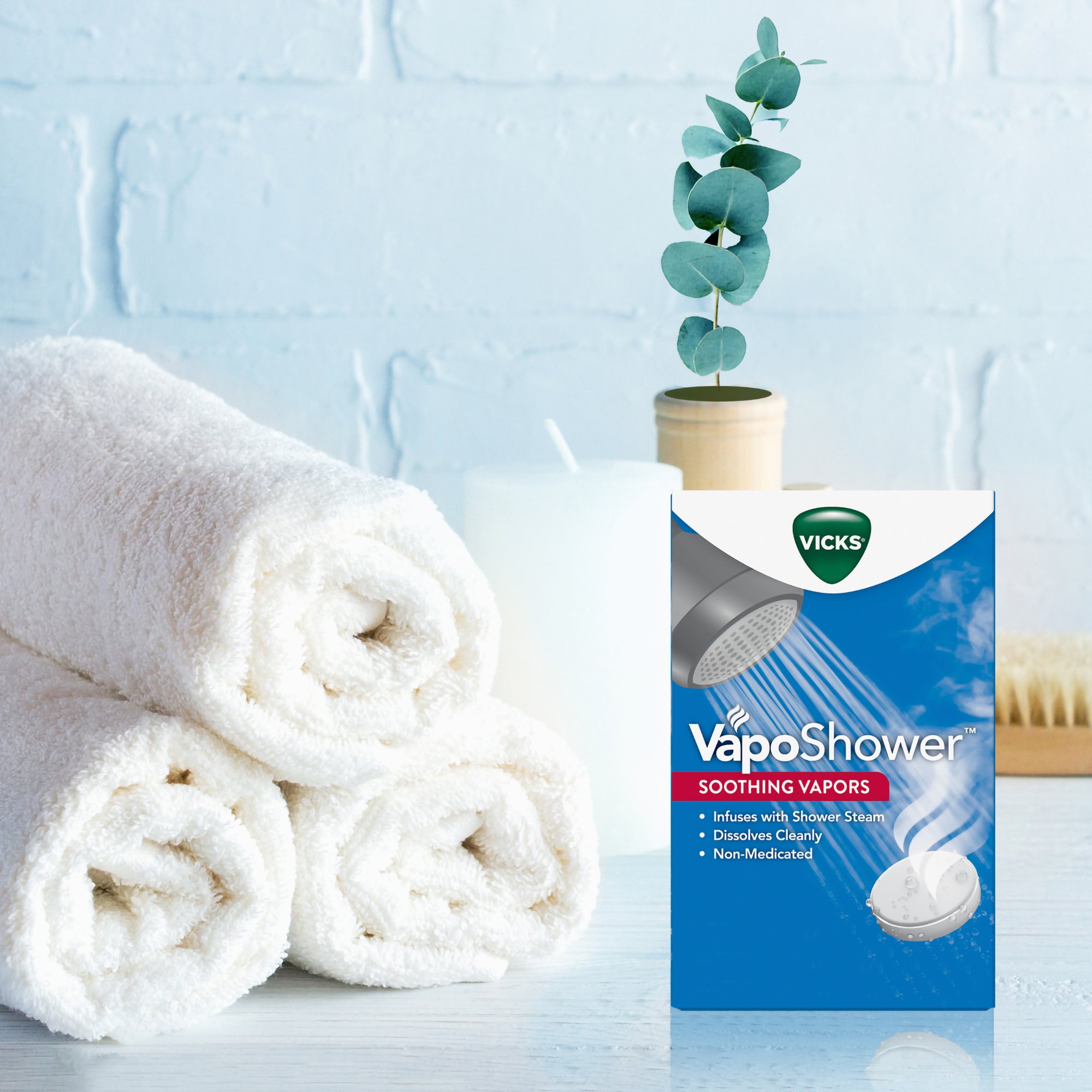 Procter & Gamble 32390004052 - Vicks VapoShower Tablets - 1/Carton
