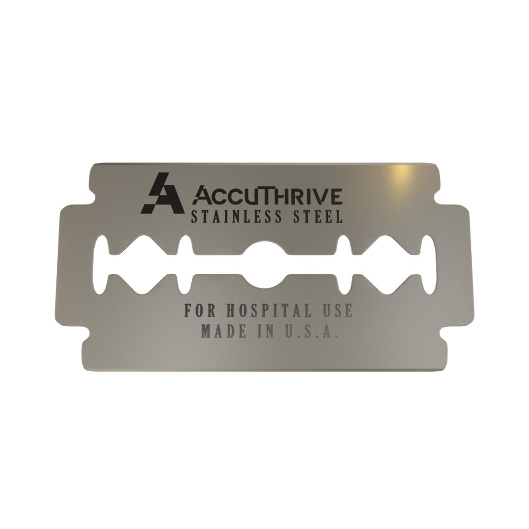 AccuTec Blades AVBL-3002-0000 - AccuThrive® Double Edge Prep Blades with Microcoat, 250 ct. - 250/Carton, 5000/Case