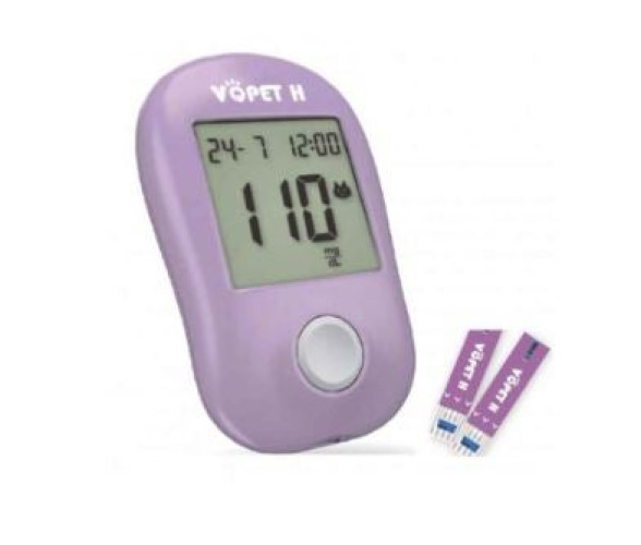 Germaine Laboratories Inc - VGM30-431 Veterrnary Blood Glucose Meter Kit VQPet 5 Second Results Stores up to 300 Results No Coding Required