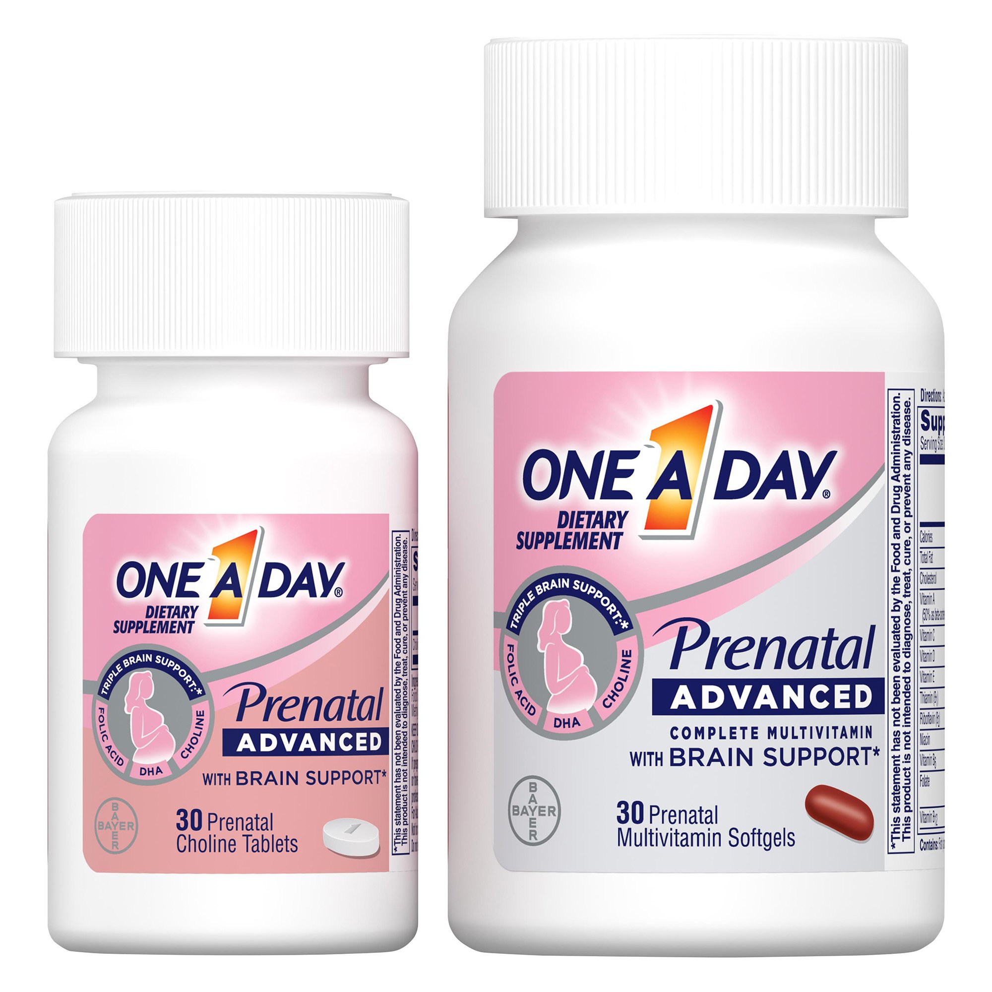 Bayer 1650058657 - One A Day Prenatal Advanced Softgels and Tablets - 1/Bottle
