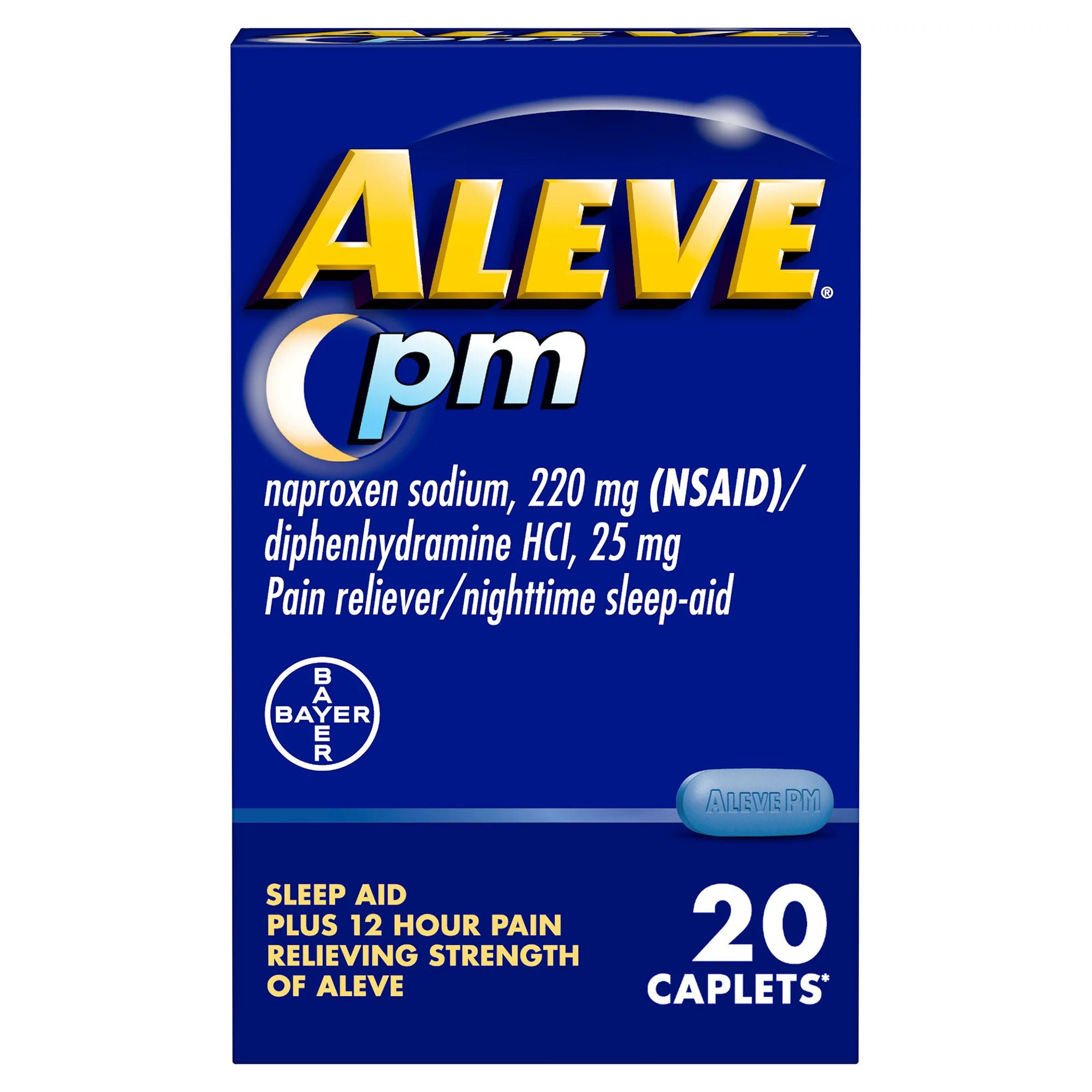 Bayer - 00280120020 Aleve PM Caplets