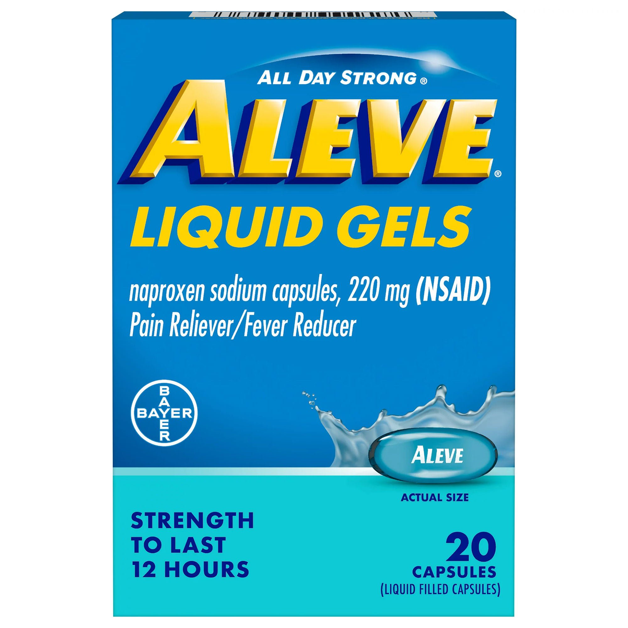 Bayer - 00280608020 Aleve Liquid Gels