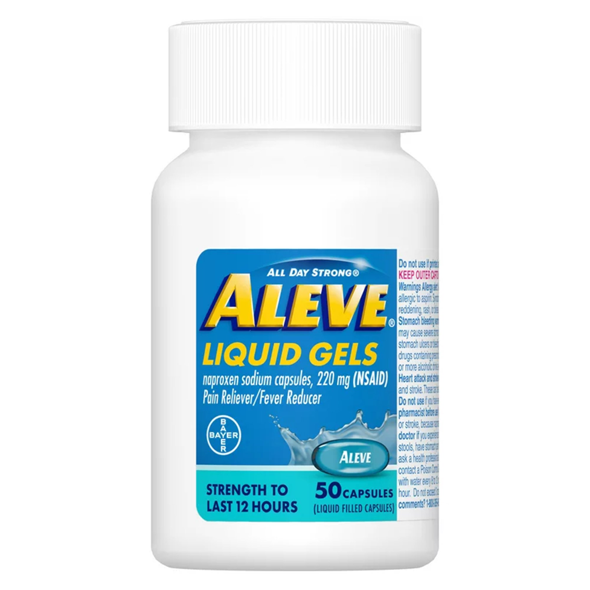 Bayer 00280608040 - Aleve Liquid Gel Capsules - 1/Bottle