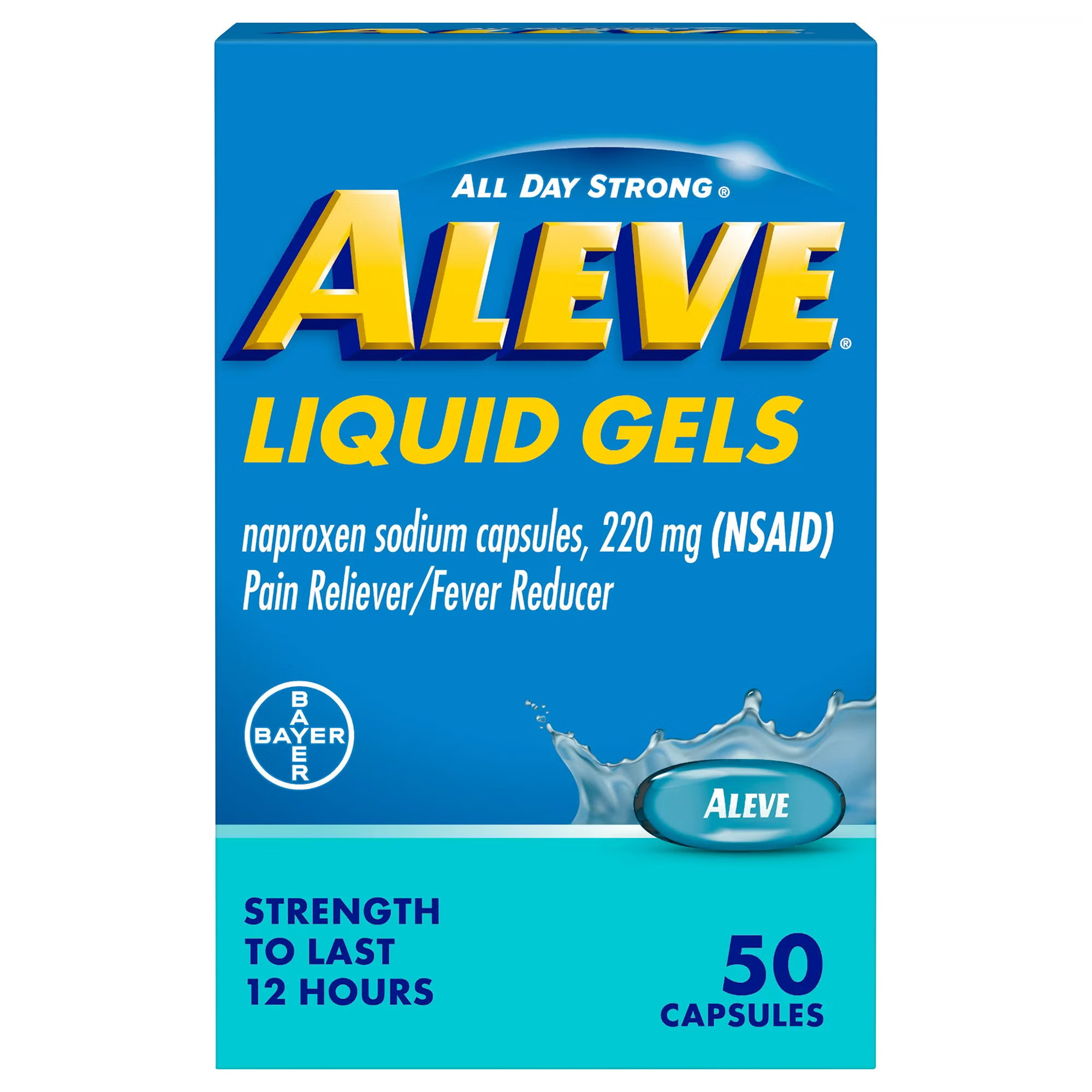 Bayer - 00280608040 Aleve Liquid Gel Capsules