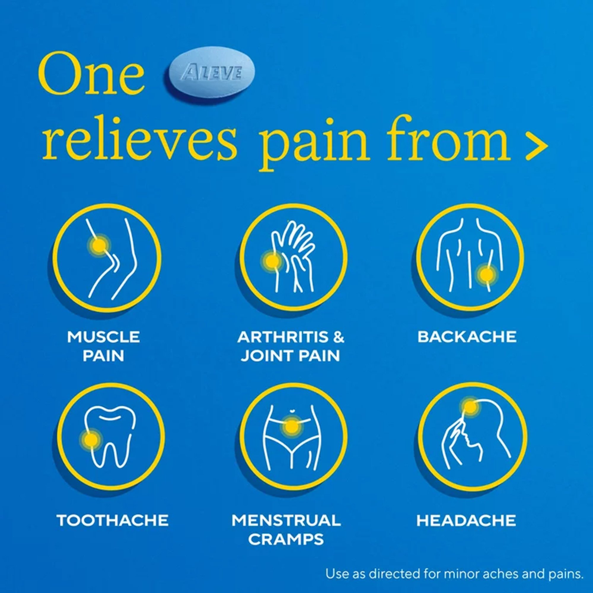 Bayer 00280600010 - Aleve® Naproxen Sodium Caplets - 1/Bottle