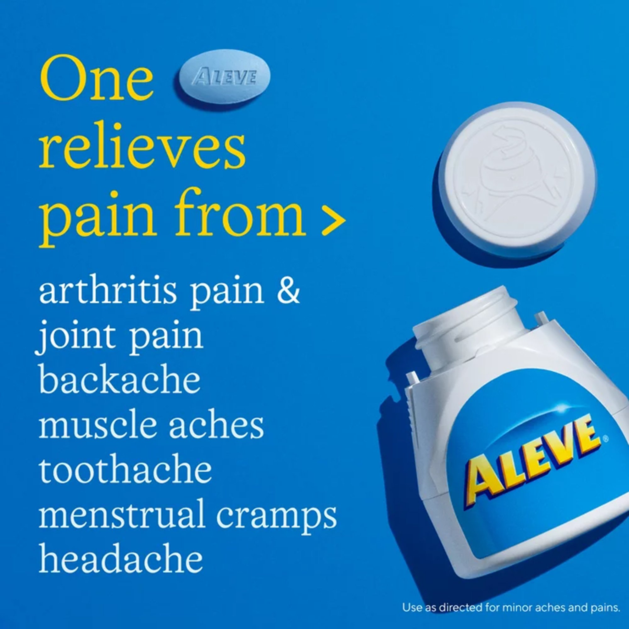 Bayer 00280600010 - Aleve® Naproxen Sodium Caplets - 1/Bottle