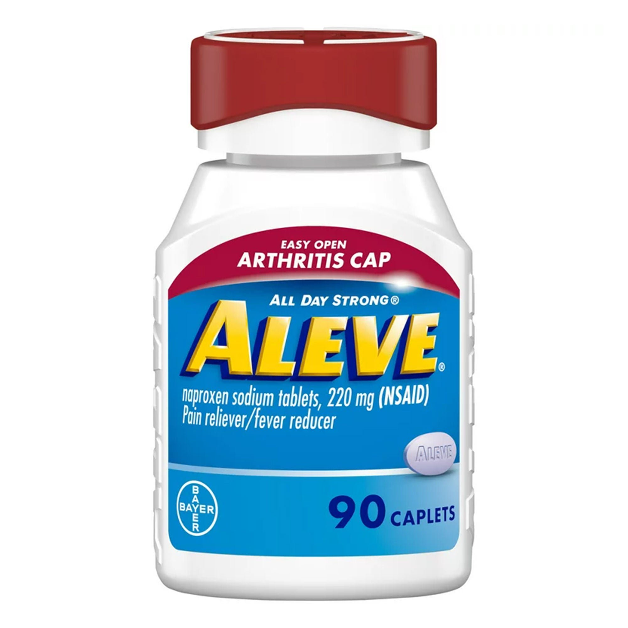 Bayer - 00280605001 Aleve Caplets with Easy Open Arthritis Cap
