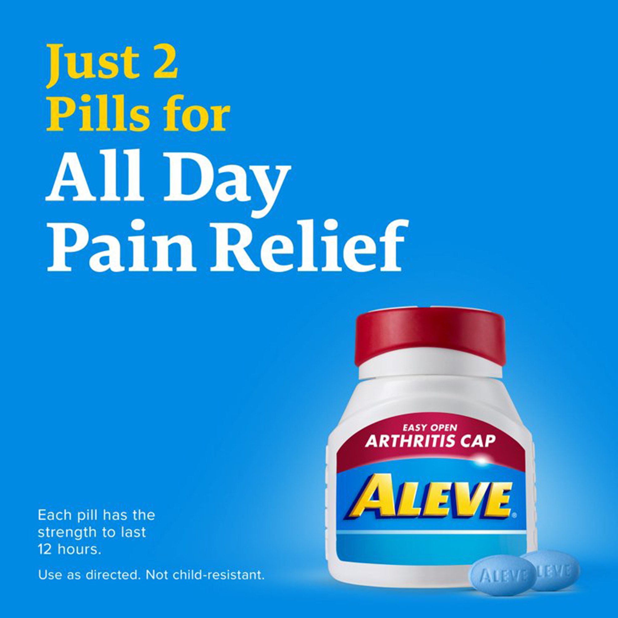 Bayer 00280605001 - Aleve Caplets with Easy Open Arthritis Cap - 1/Bottle