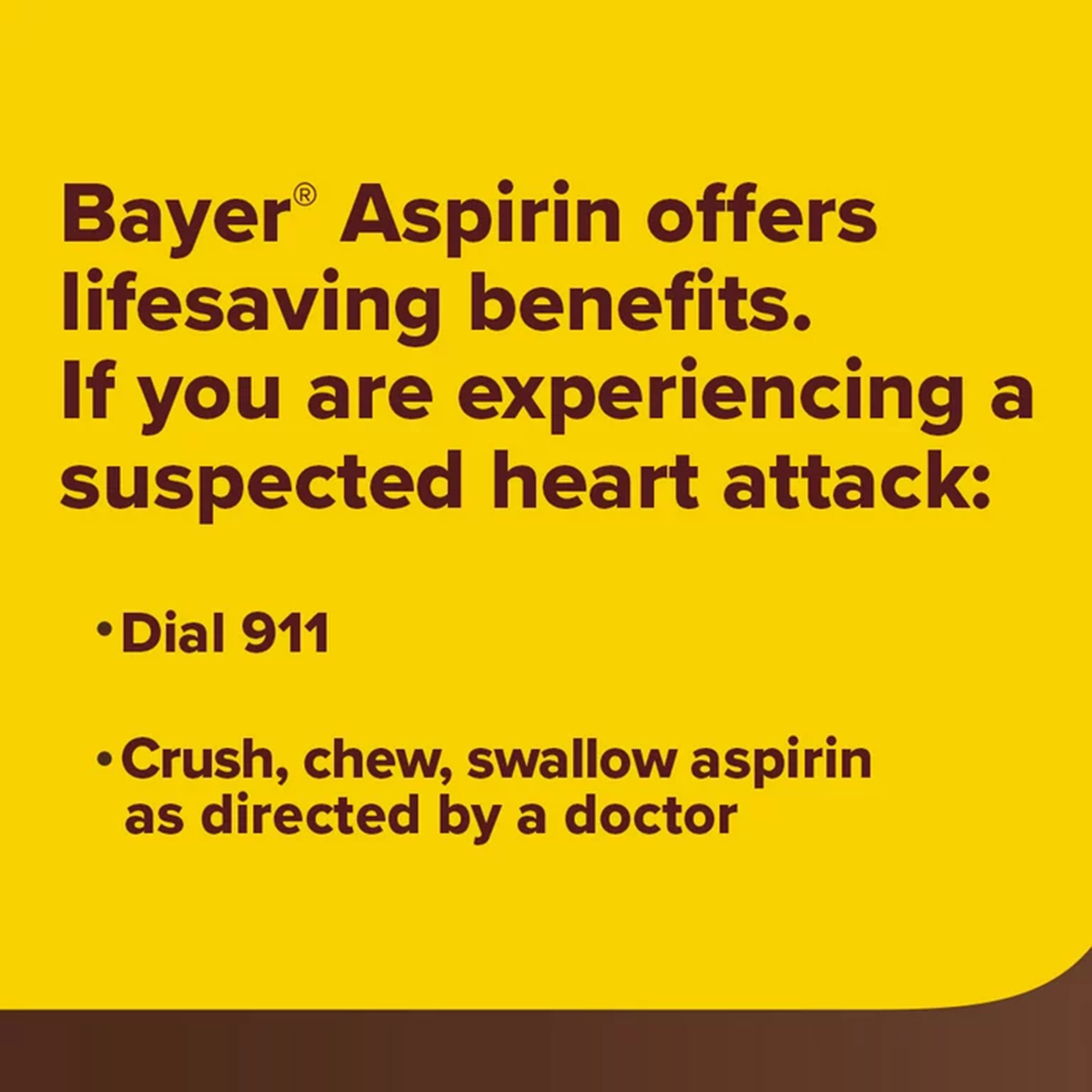 Bayer 00280210020 - Bayer Low Dose Safety Coated Aspirin 81 mg Tablets - 1/Bottle