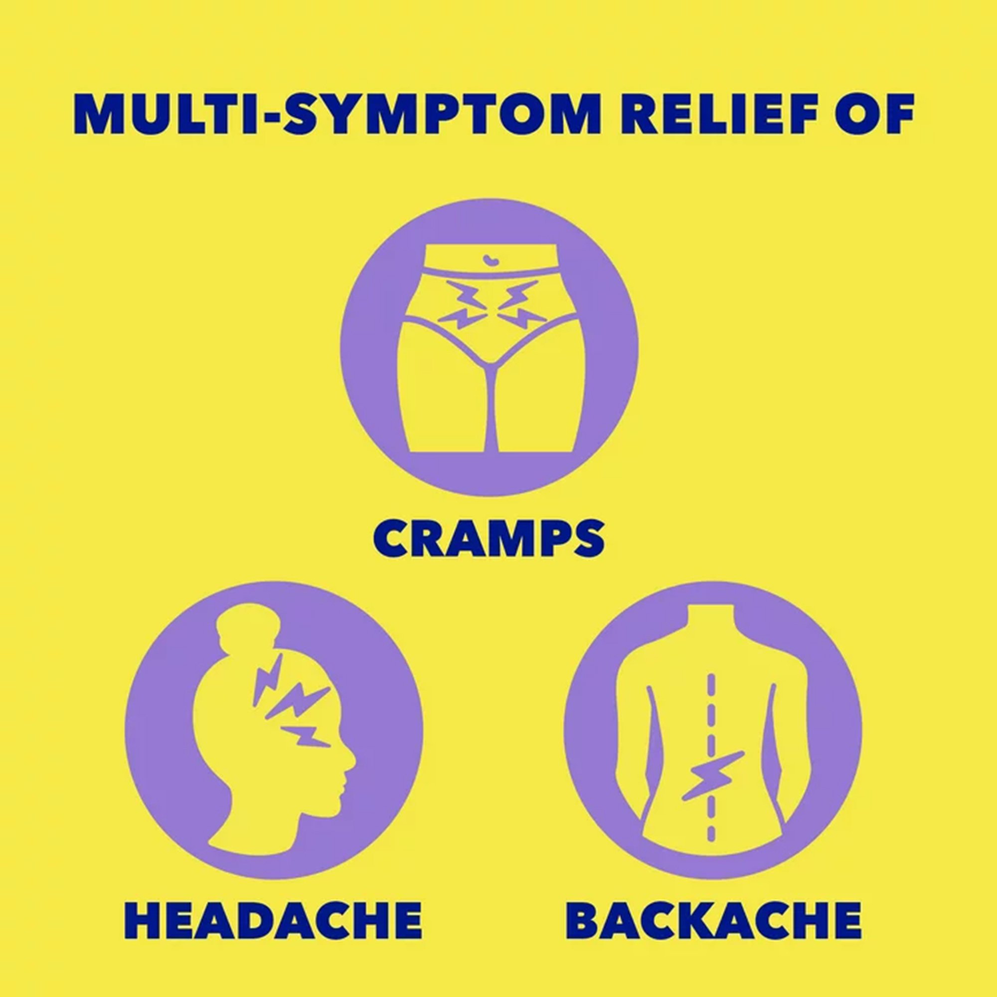 Bayer 31284357122 - Midol Long Lasting Relief Caplets - 1/Bottle