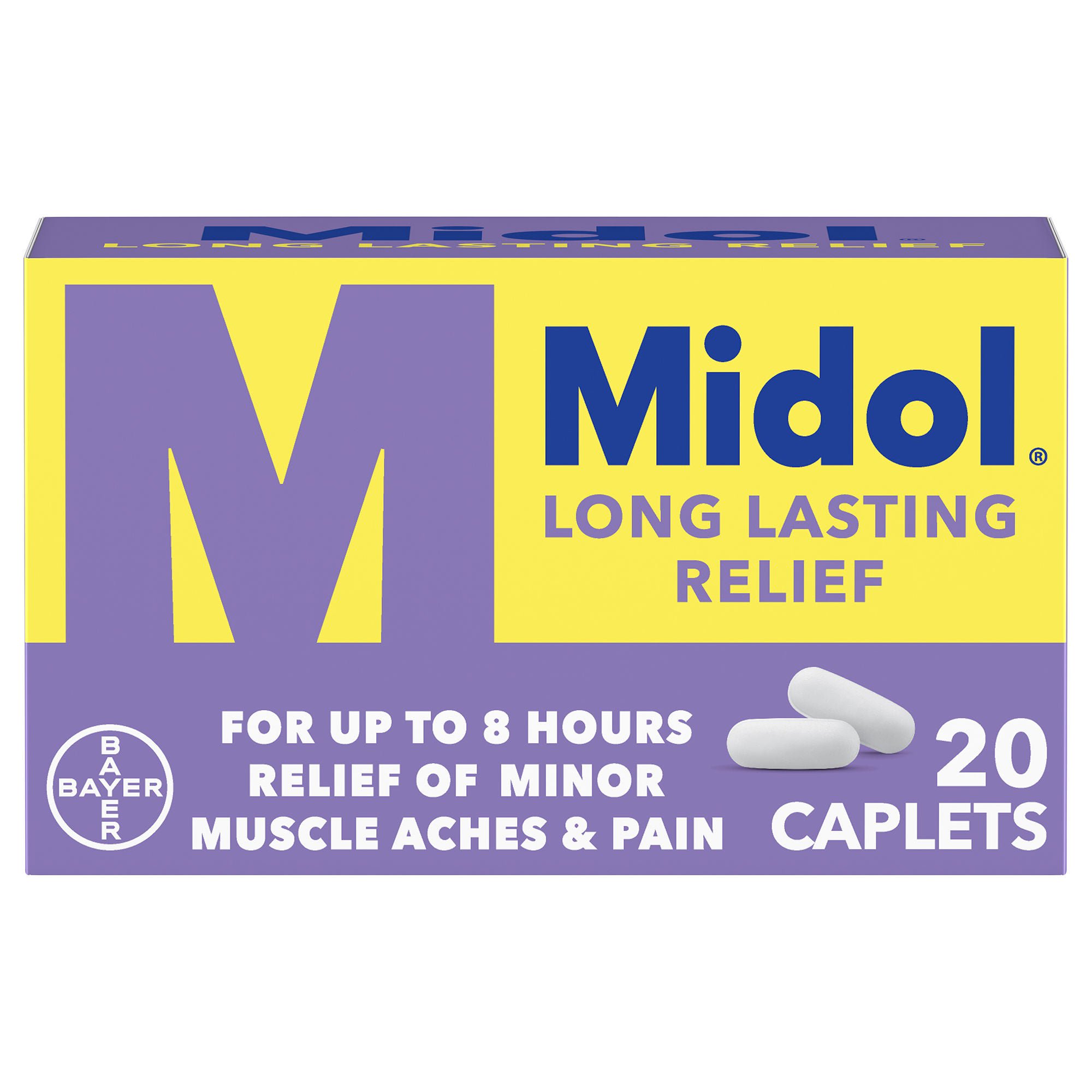 Bayer - 31284357122 Midol Long Lasting Relief Caplets